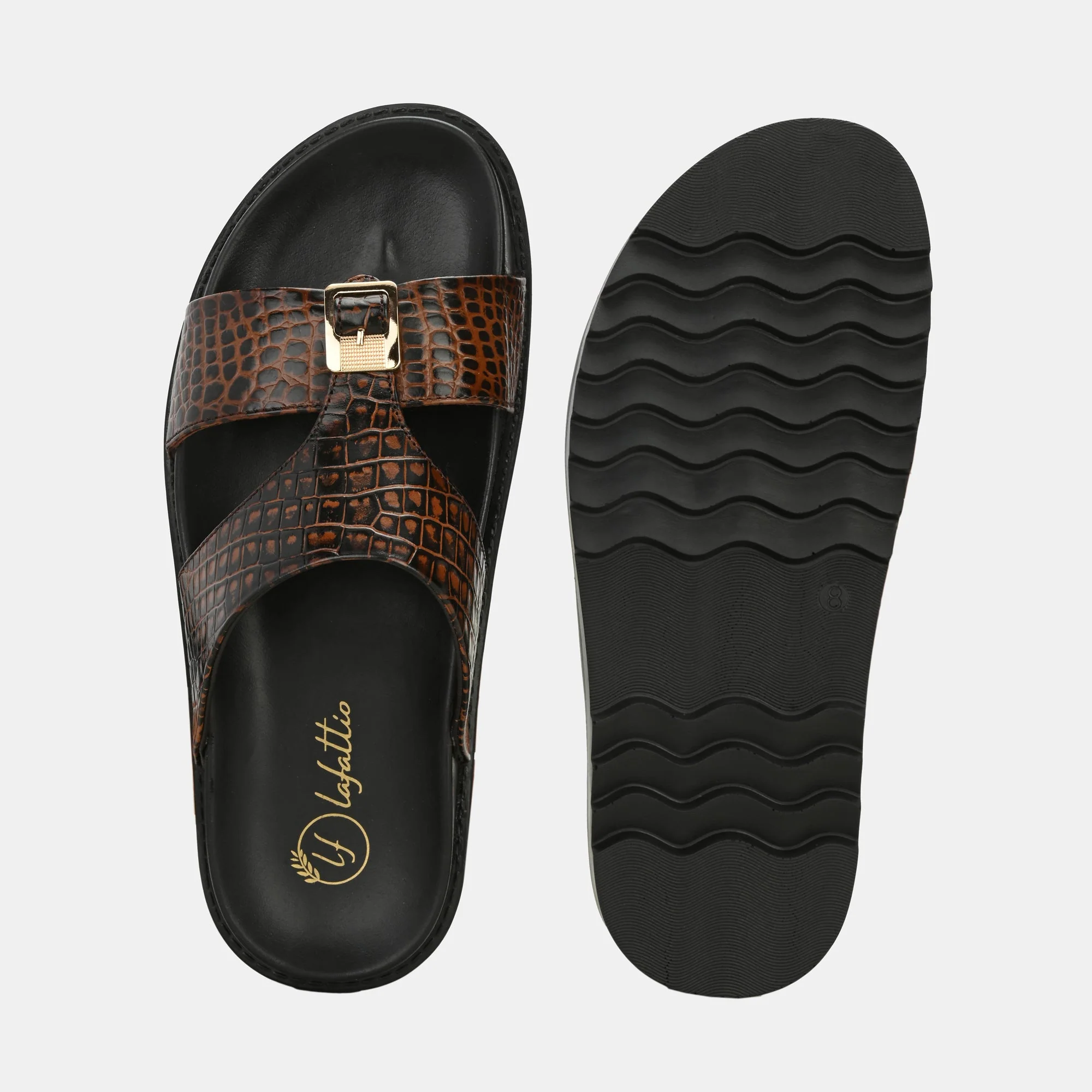 Brown Arba Slippers by Lafattio - Image 6