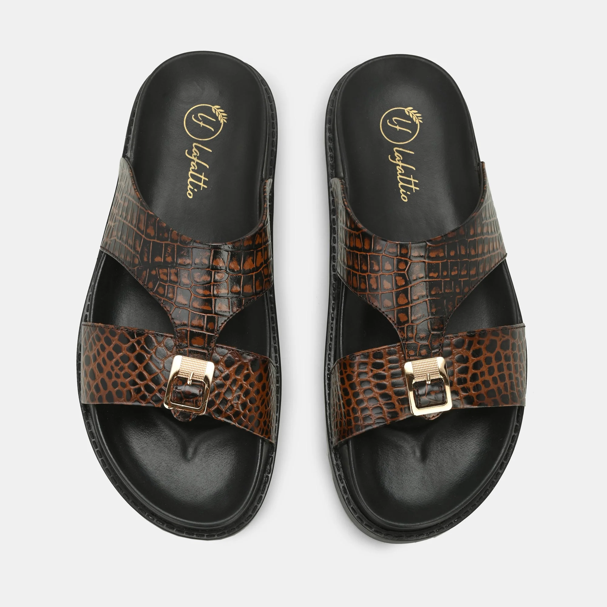 Brown Arba Slippers by Lafattio - Image 7