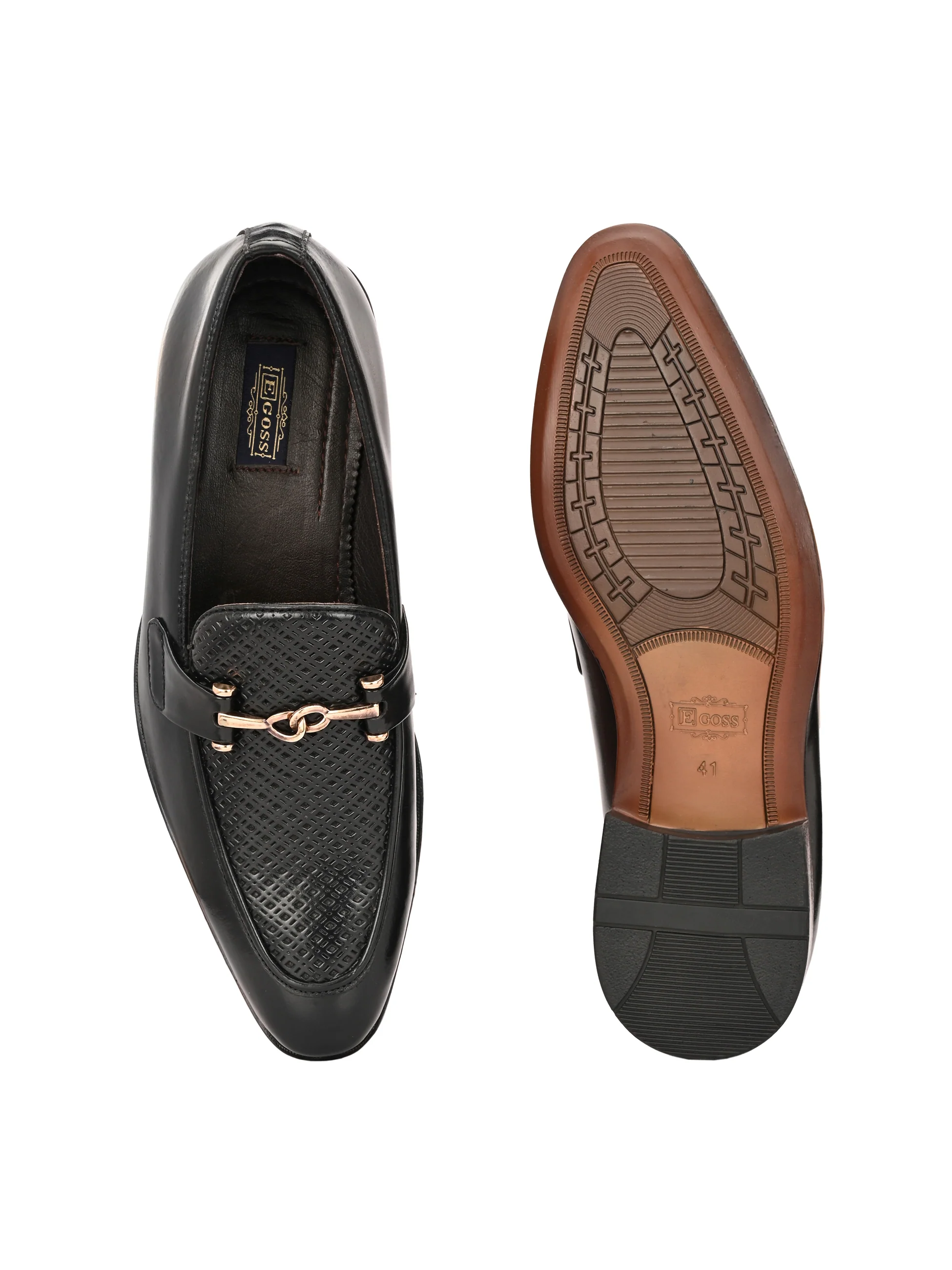 Buckled Formal Loafers For Men by Egoss - Image 16