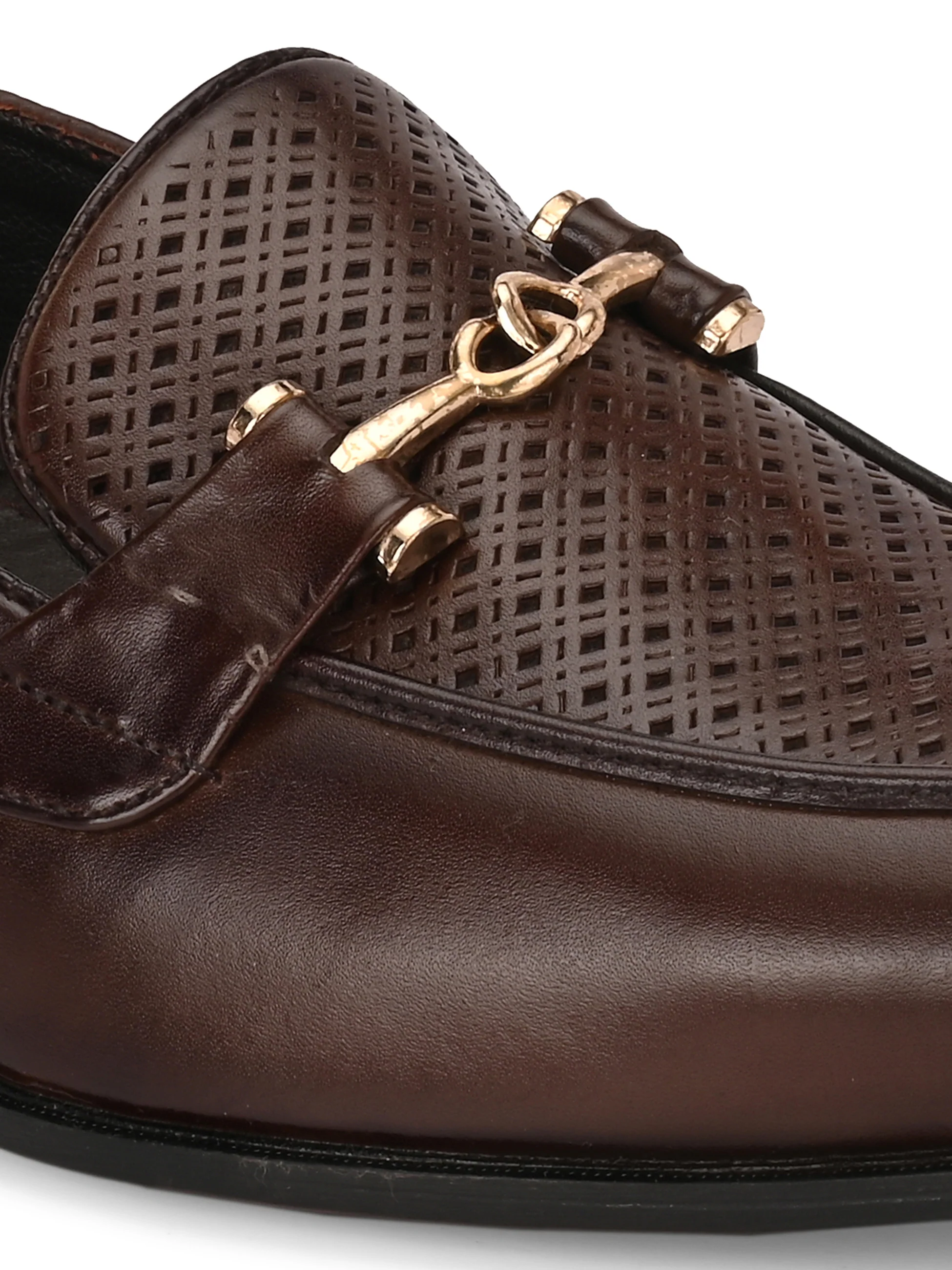 Buckled Formal Loafers For Men by Egoss - Image 3