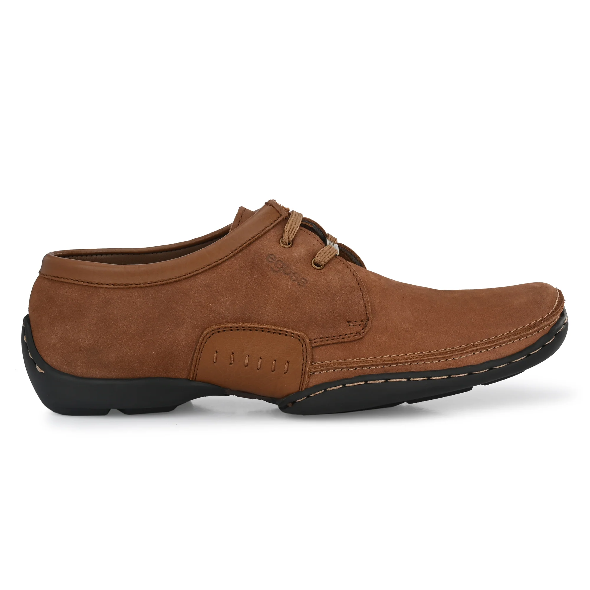 Egoss Casual Derby Lace Up Leather Shoes For Men - Image 31