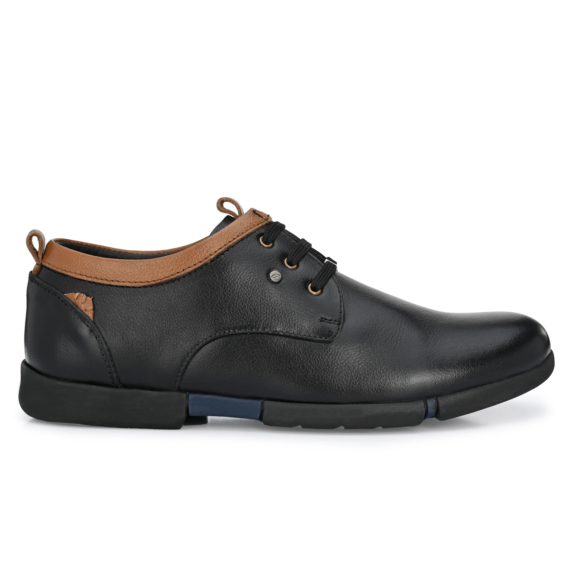 Egoss Casual Leather Derby Shoes For Men - Image 10