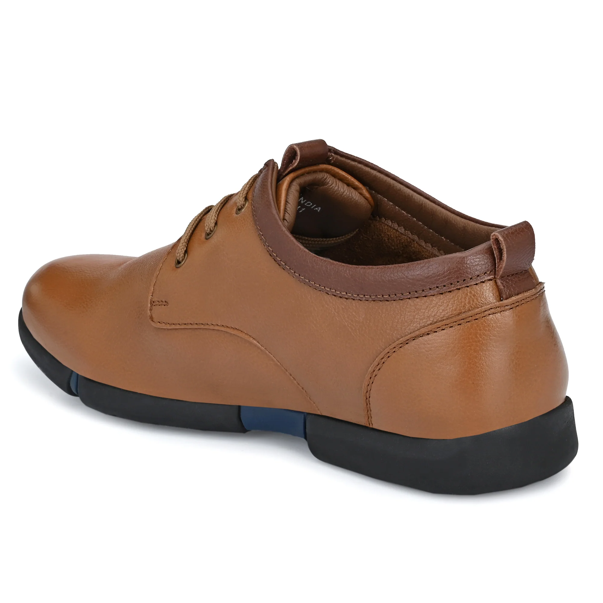 Egoss Casual Leather Derby Shoes For Men - Image 16