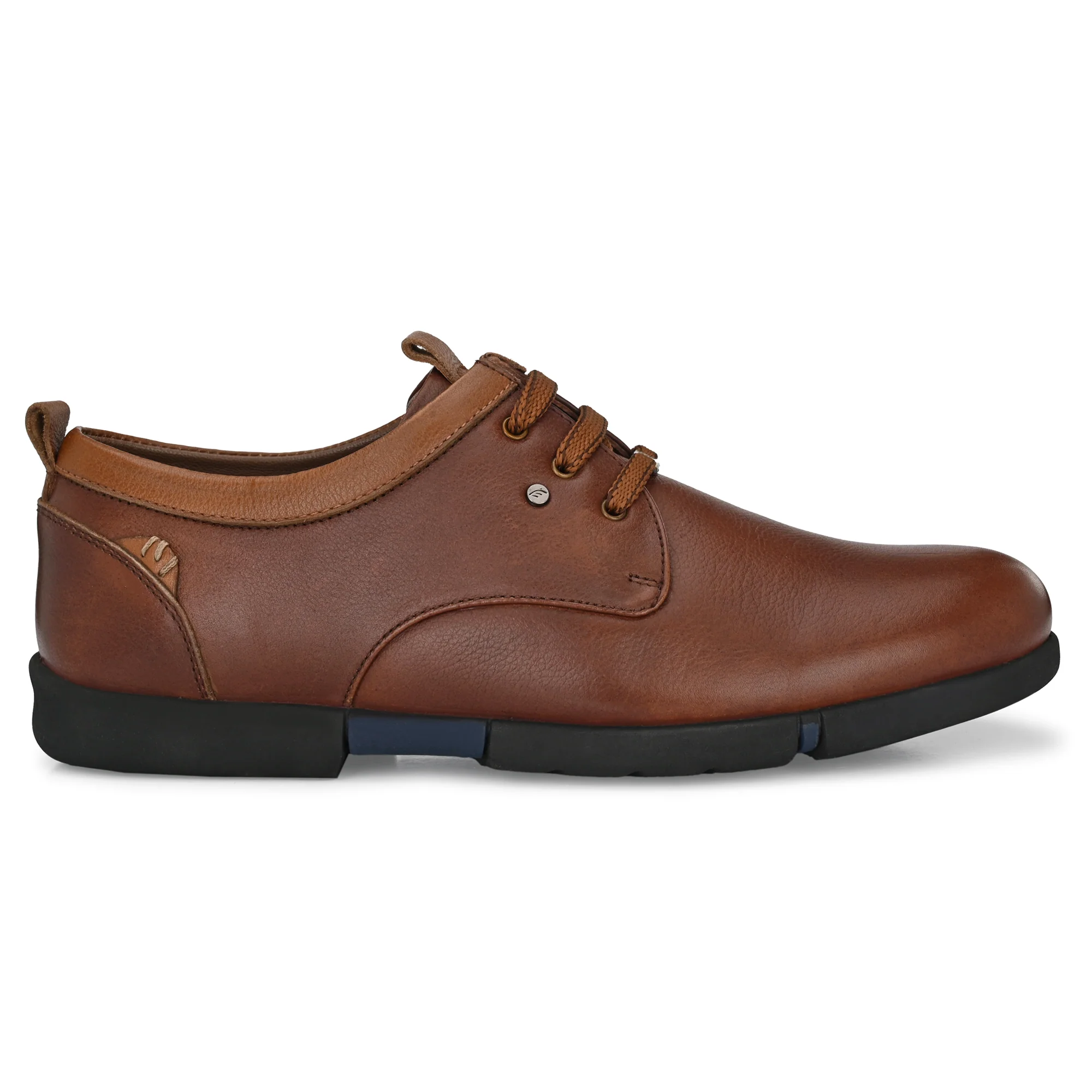 Egoss Casual Leather Derby Shoes For Men - Image 5