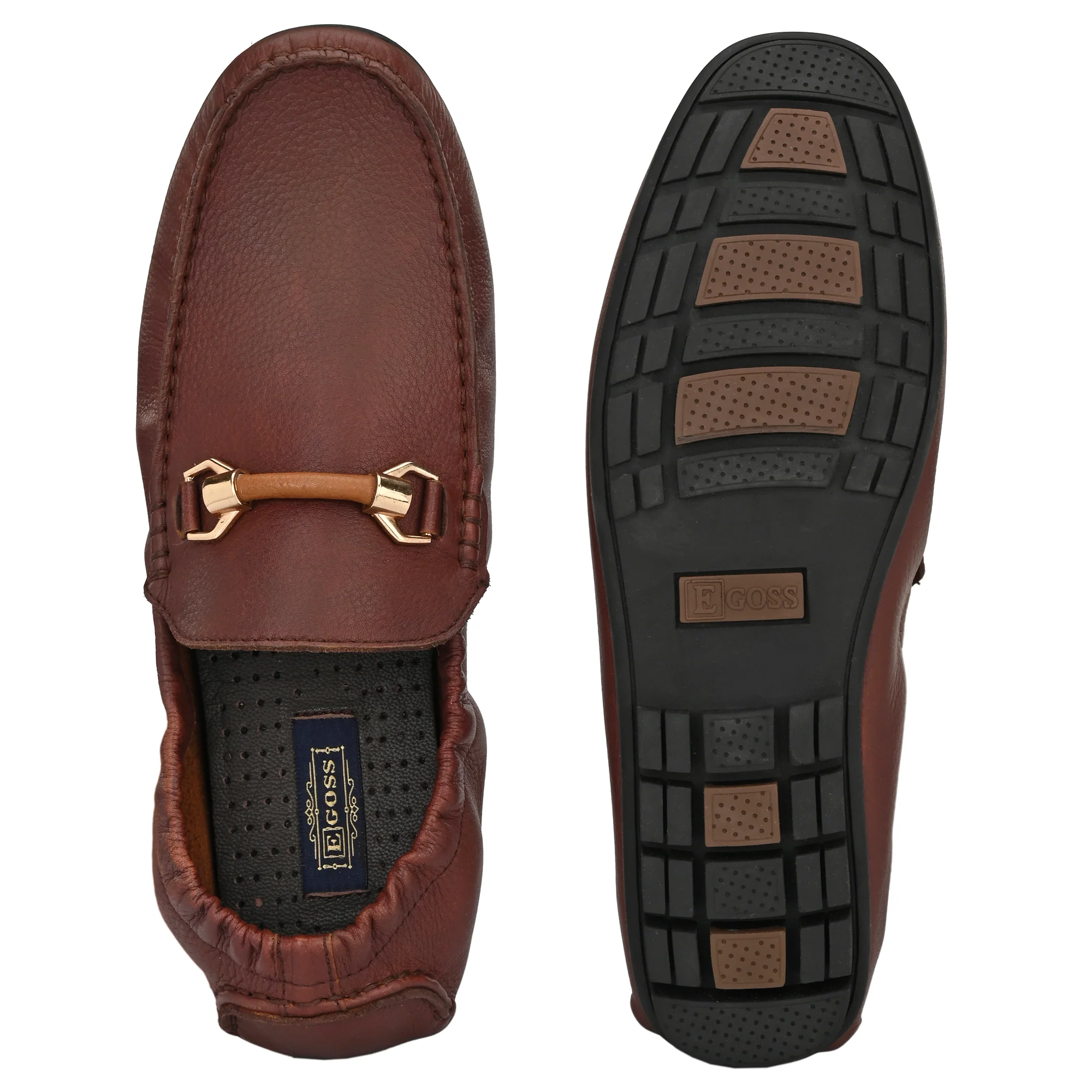 Egoss Buckled Casual  Loafers For Men - Image 12