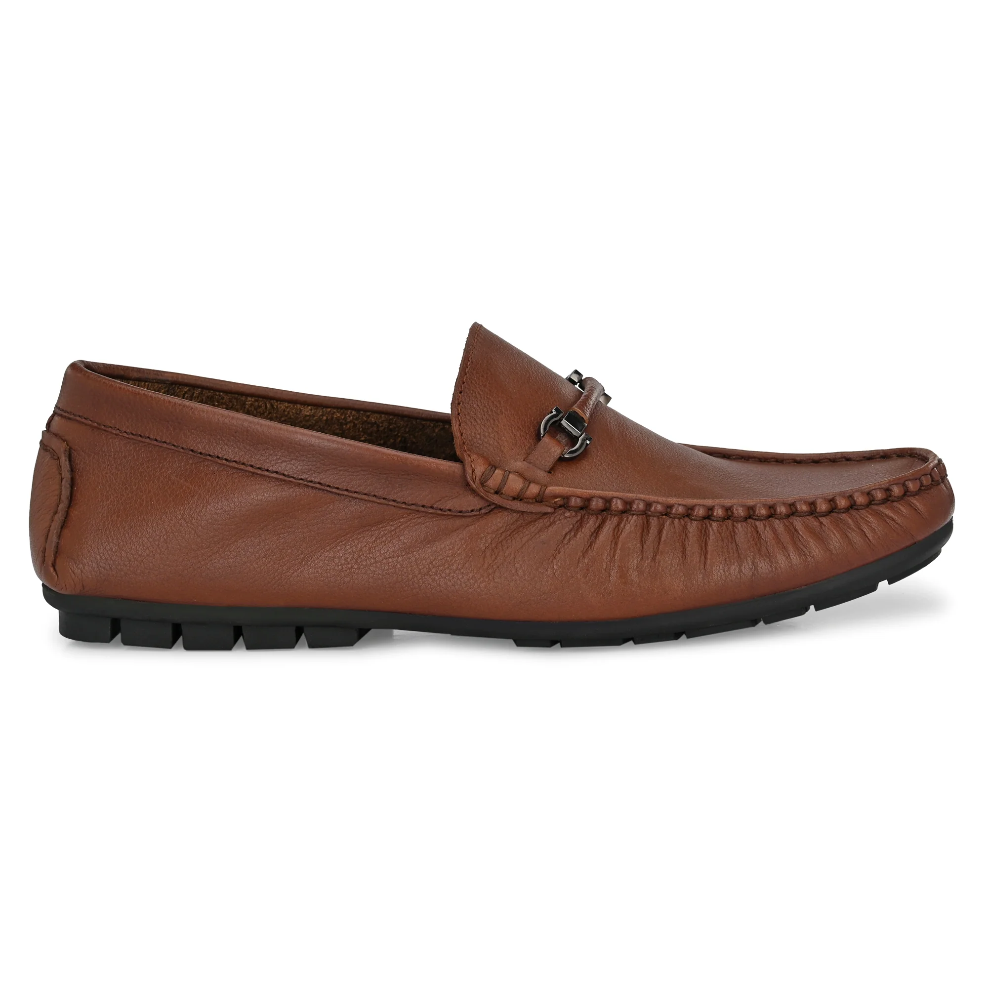 Egoss Leather Casual Loafers For Men - Image 16