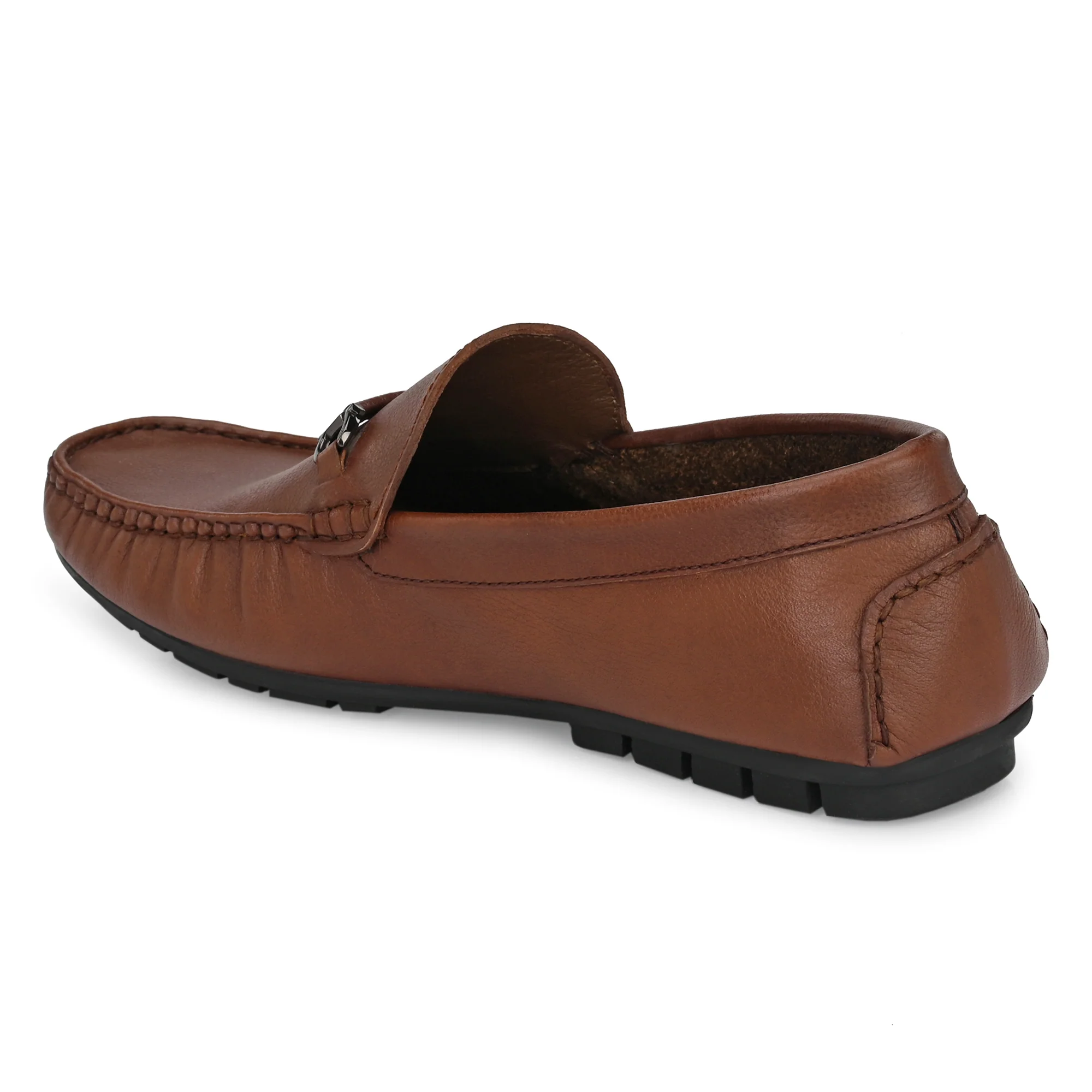 Egoss Leather Casual Loafers For Men - Image 17