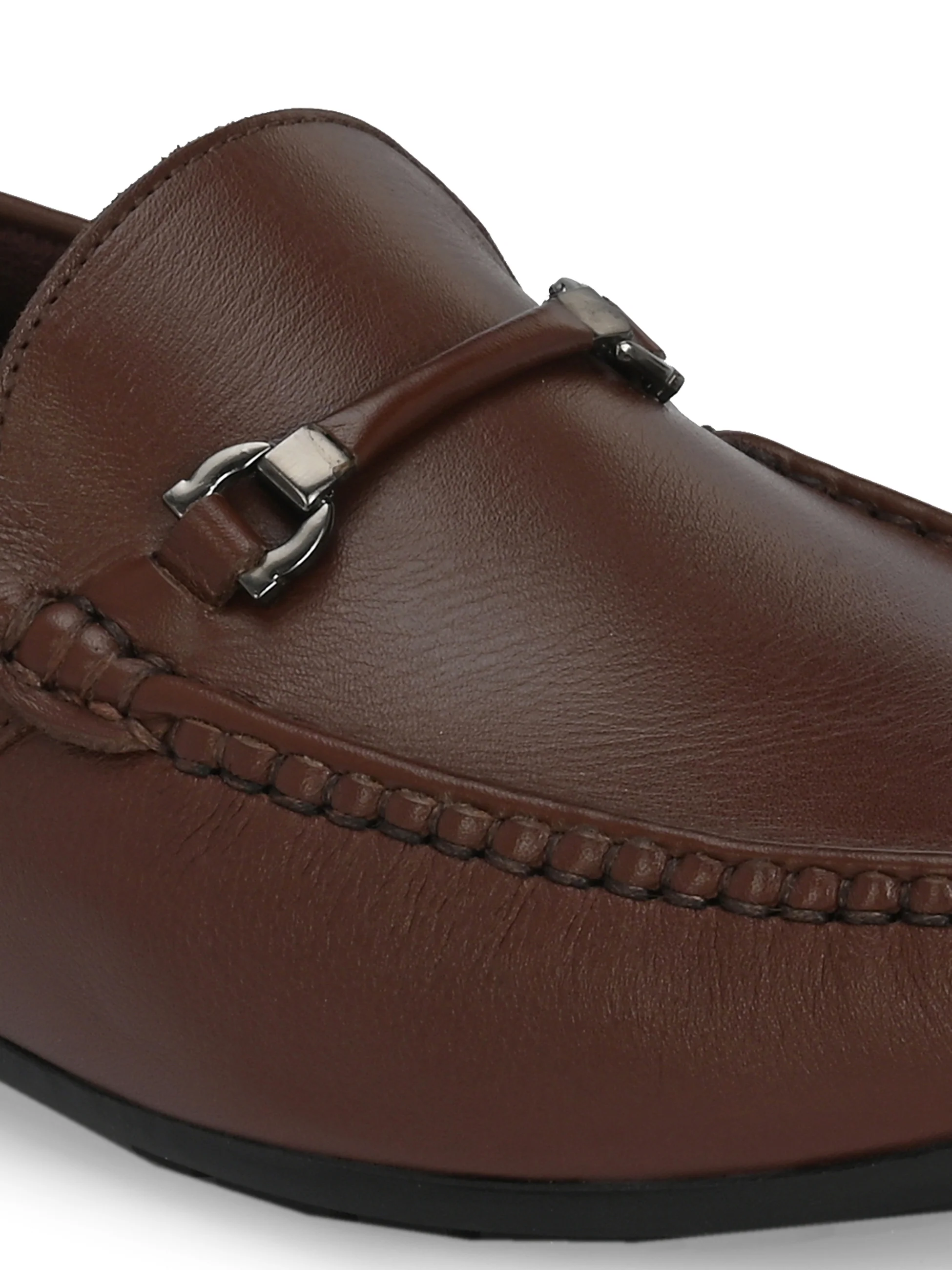 Egoss Leather Casual Loafers For Men - Image 4