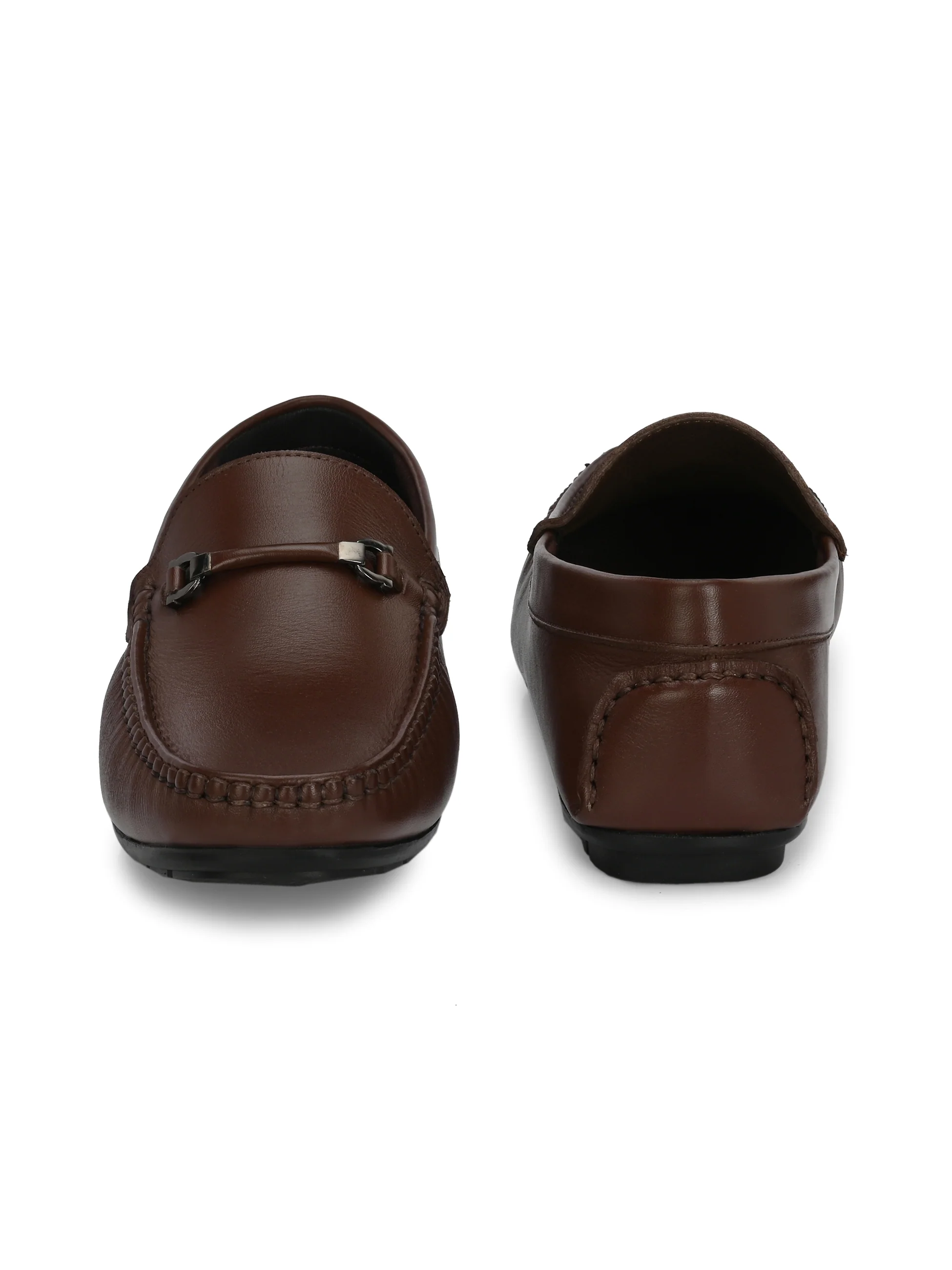 Egoss Leather Casual Loafers For Men - Image 5