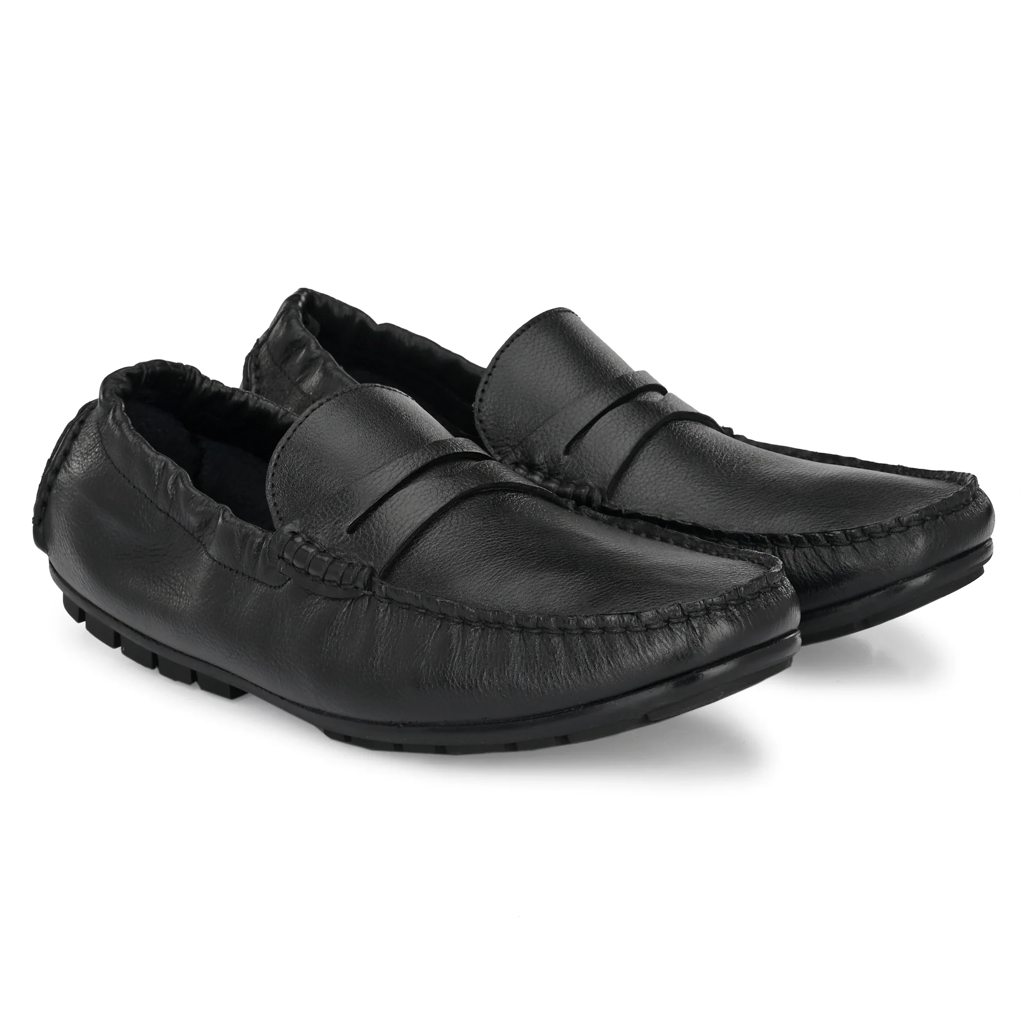 Egoss Casual Leather Loafers For Men - Image 9