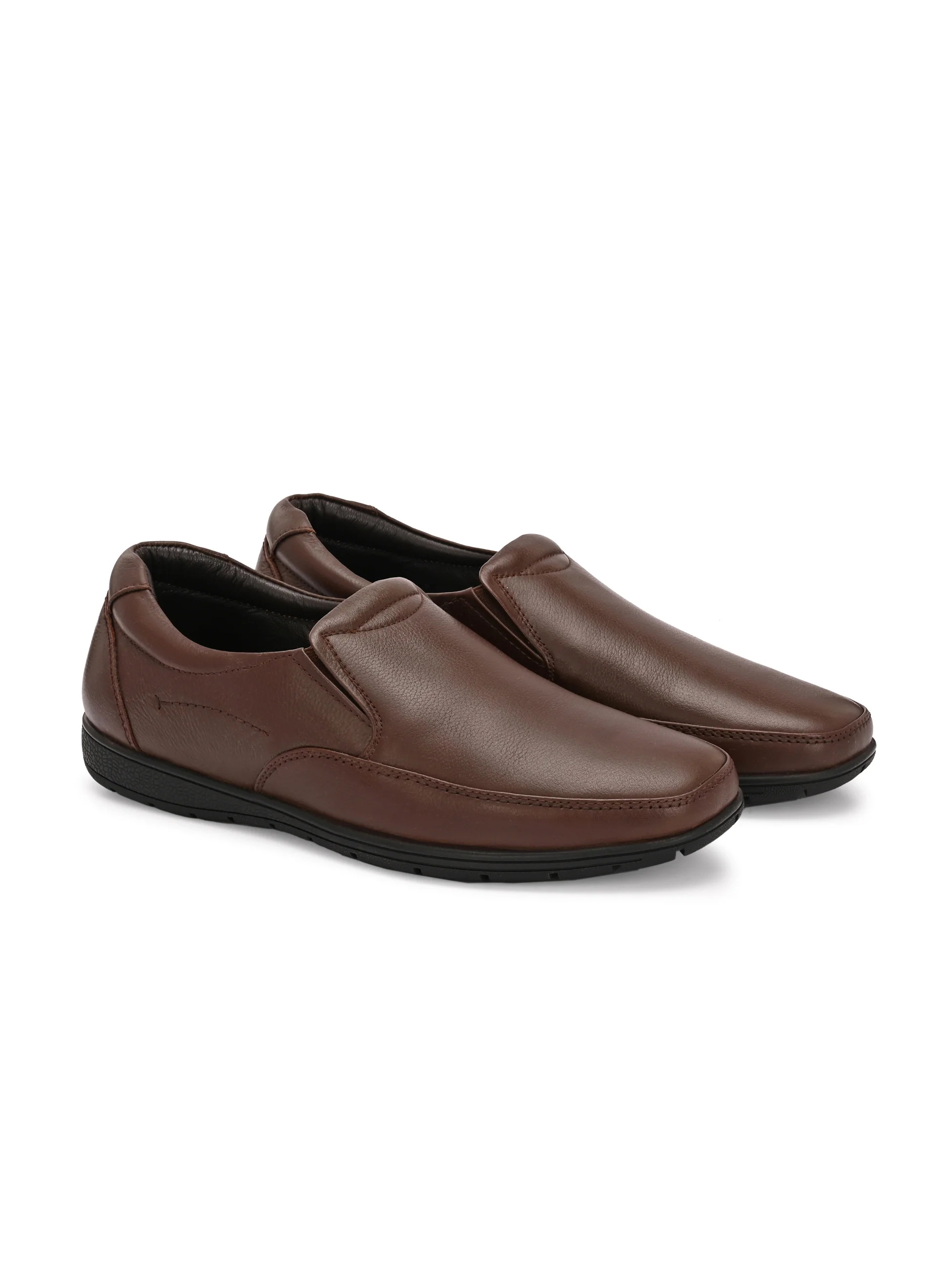 Egoss Comfortable Slip On Leather Shoes For Men - Image 4