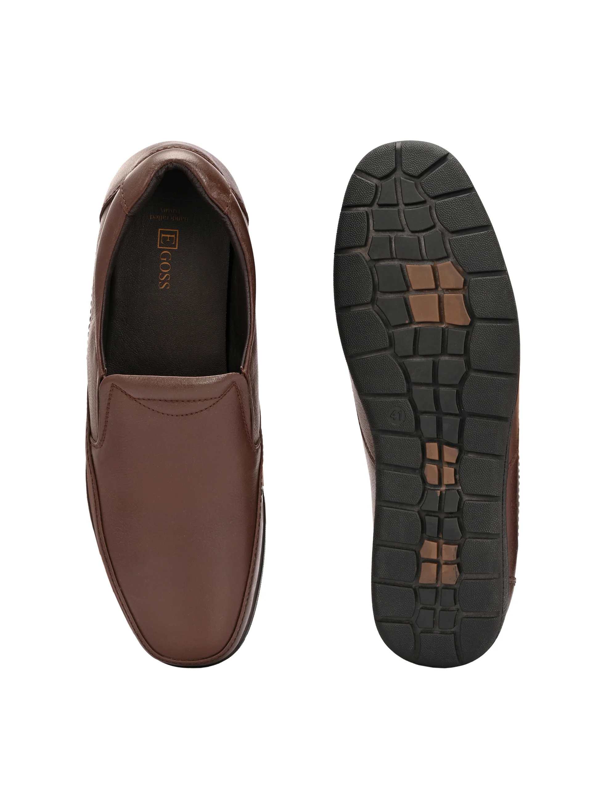 Egoss Comfortable Slip On Leather Shoes For Men - Image 8
