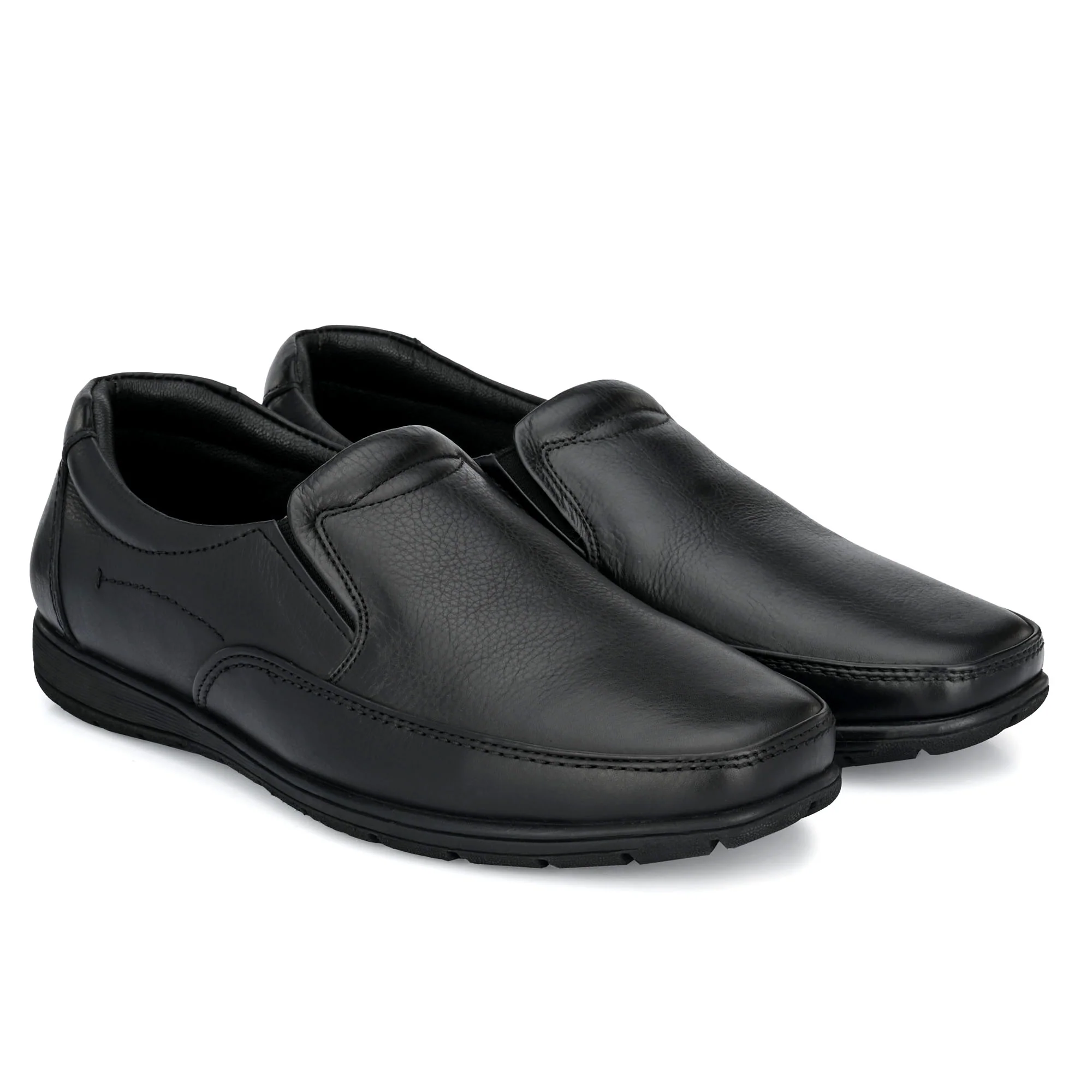 Egoss Comfortable Slip On Leather Shoes For Men - Image 9