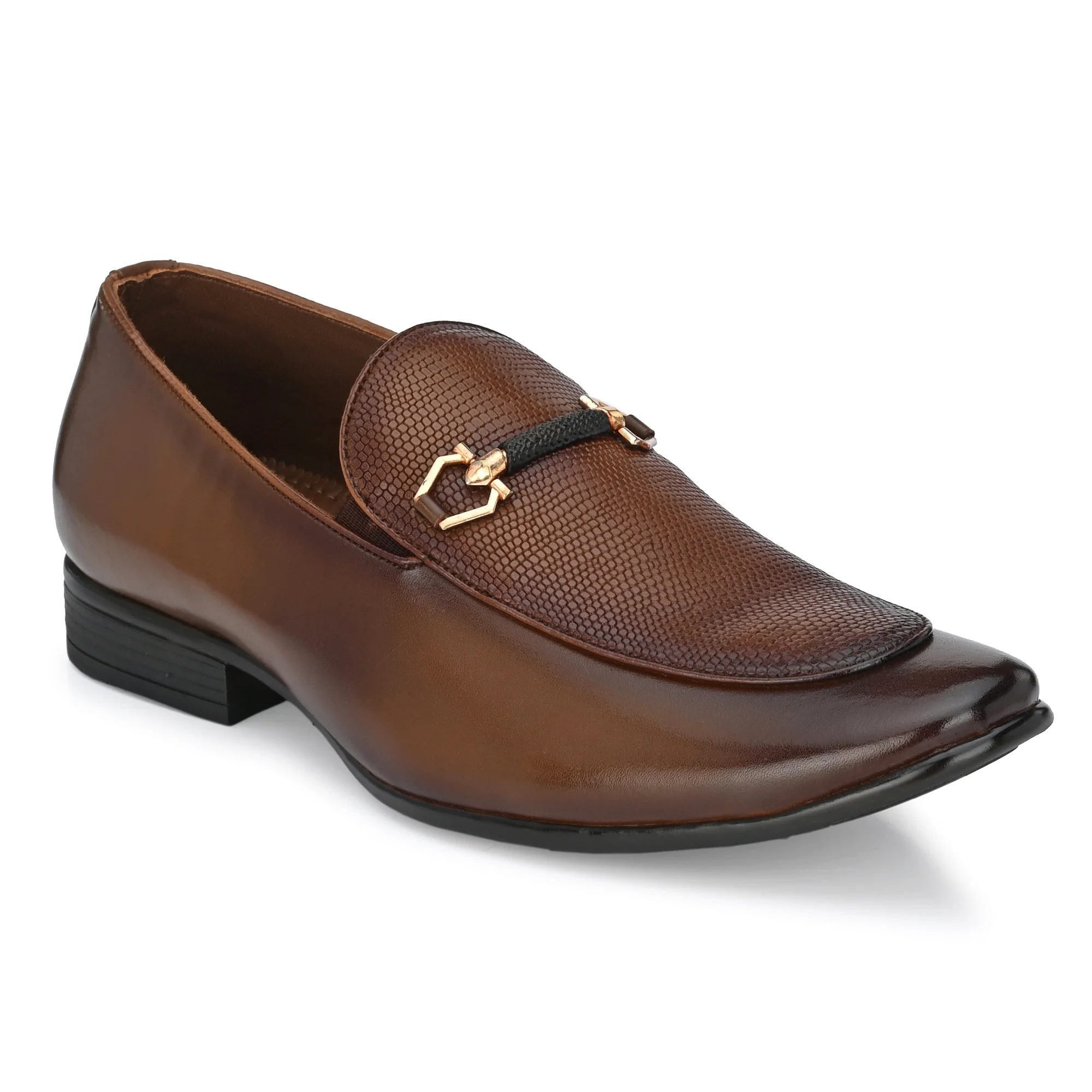 Egoss Buckled Formal Loafers For Men | Buckle Formal Shoes - Image 10