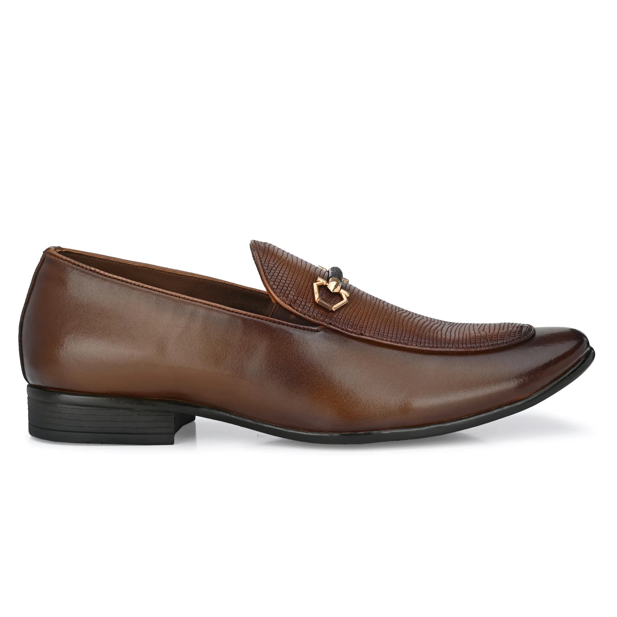 Egoss Buckled Formal Loafers For Men | Buckle Formal Shoes - Image 11