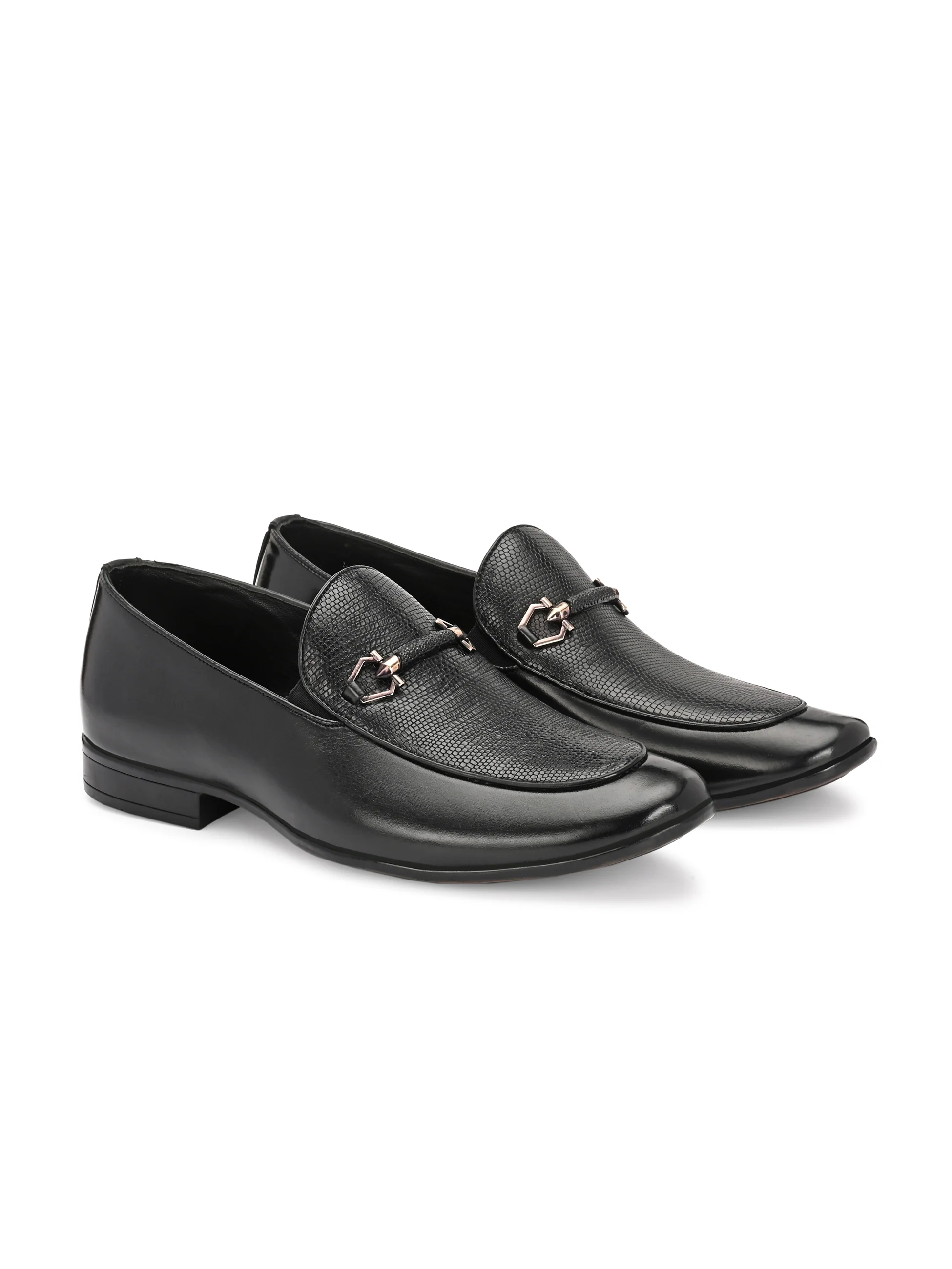 Egoss Buckled Formal Loafers For Men | Buckle Formal Shoes - Image 4