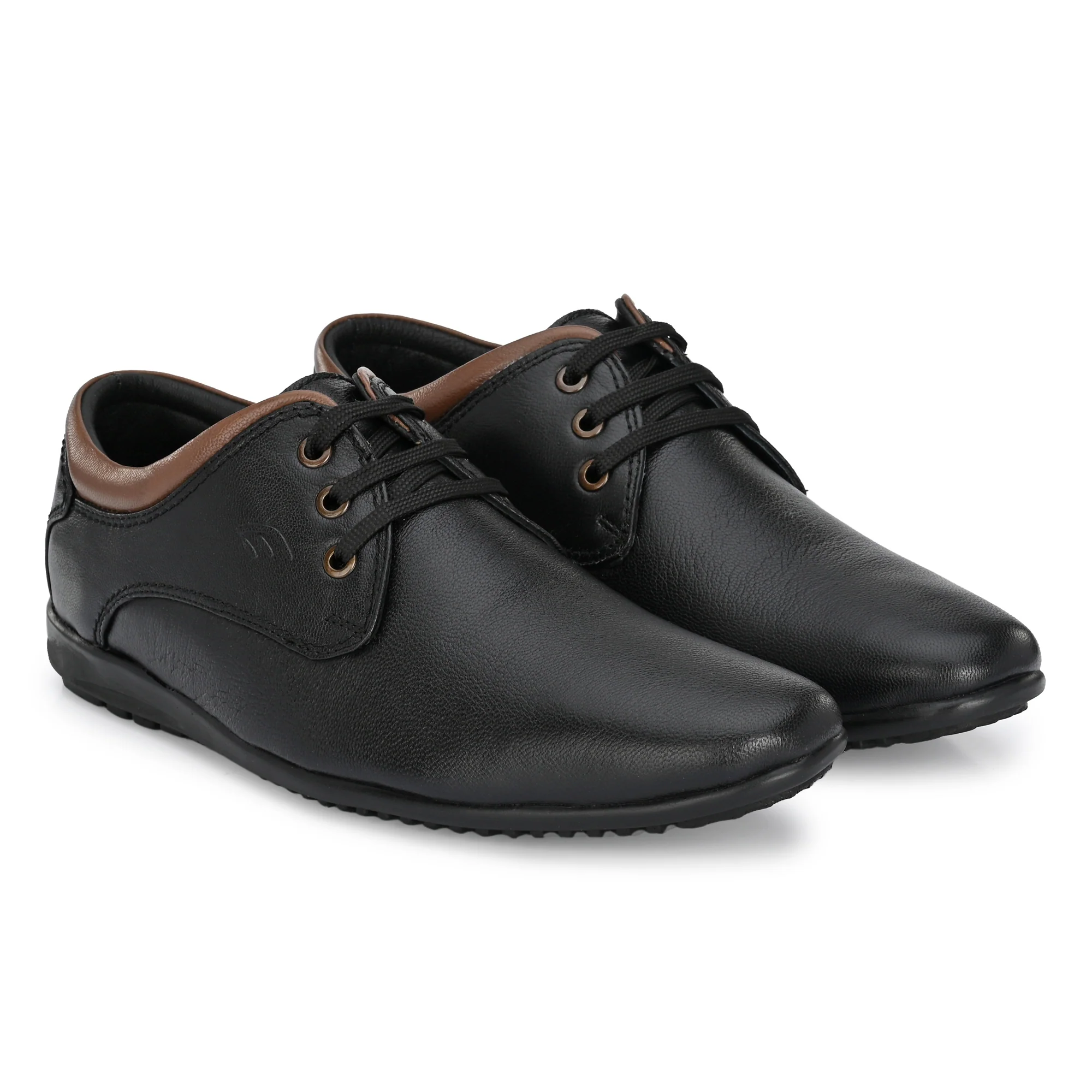 Egoss Casual Leather Derby Lace Up For Men - Image 9