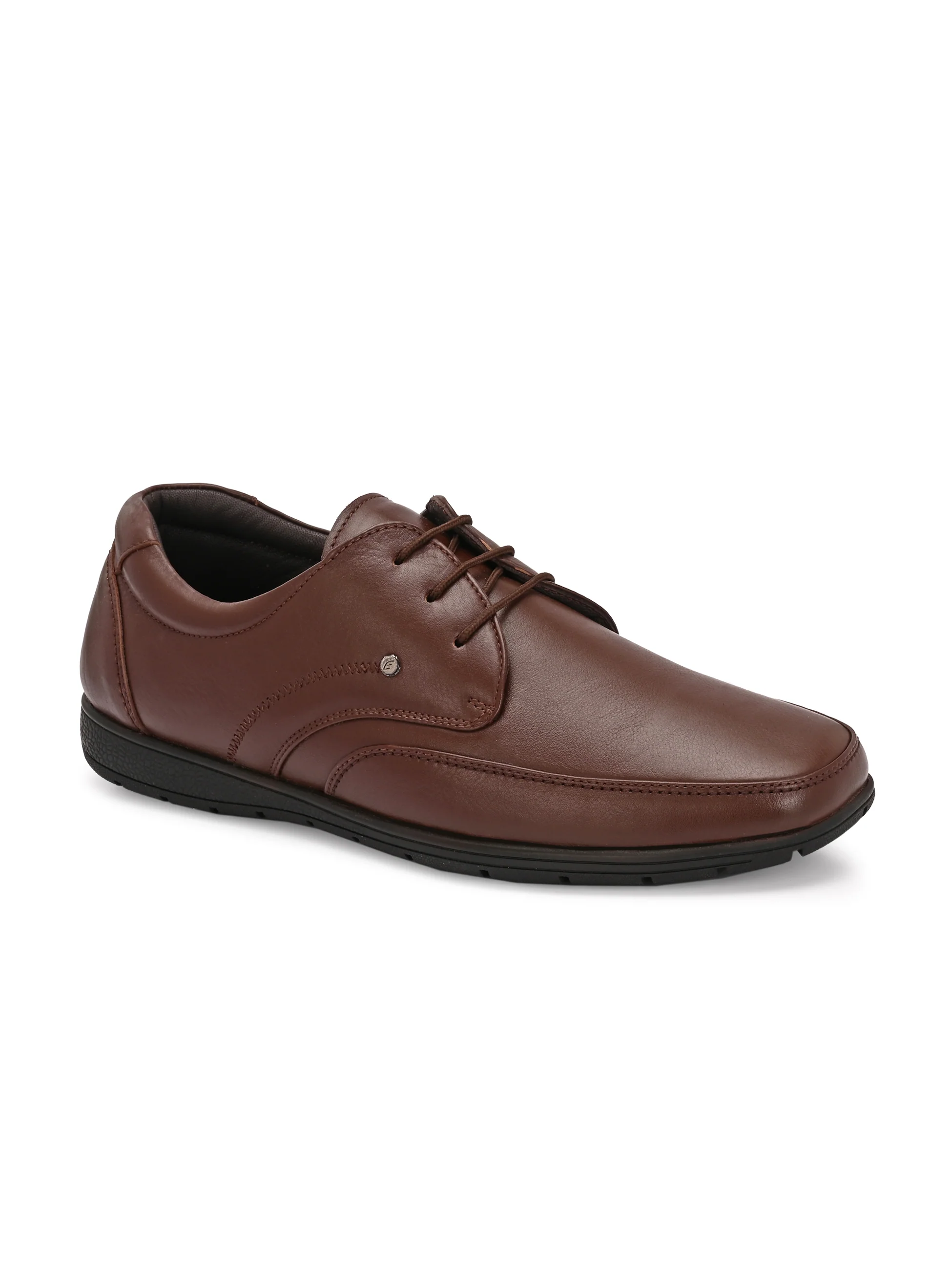 Egoss Casual Derby Lace Up Leather Shoes For Men - Image 10