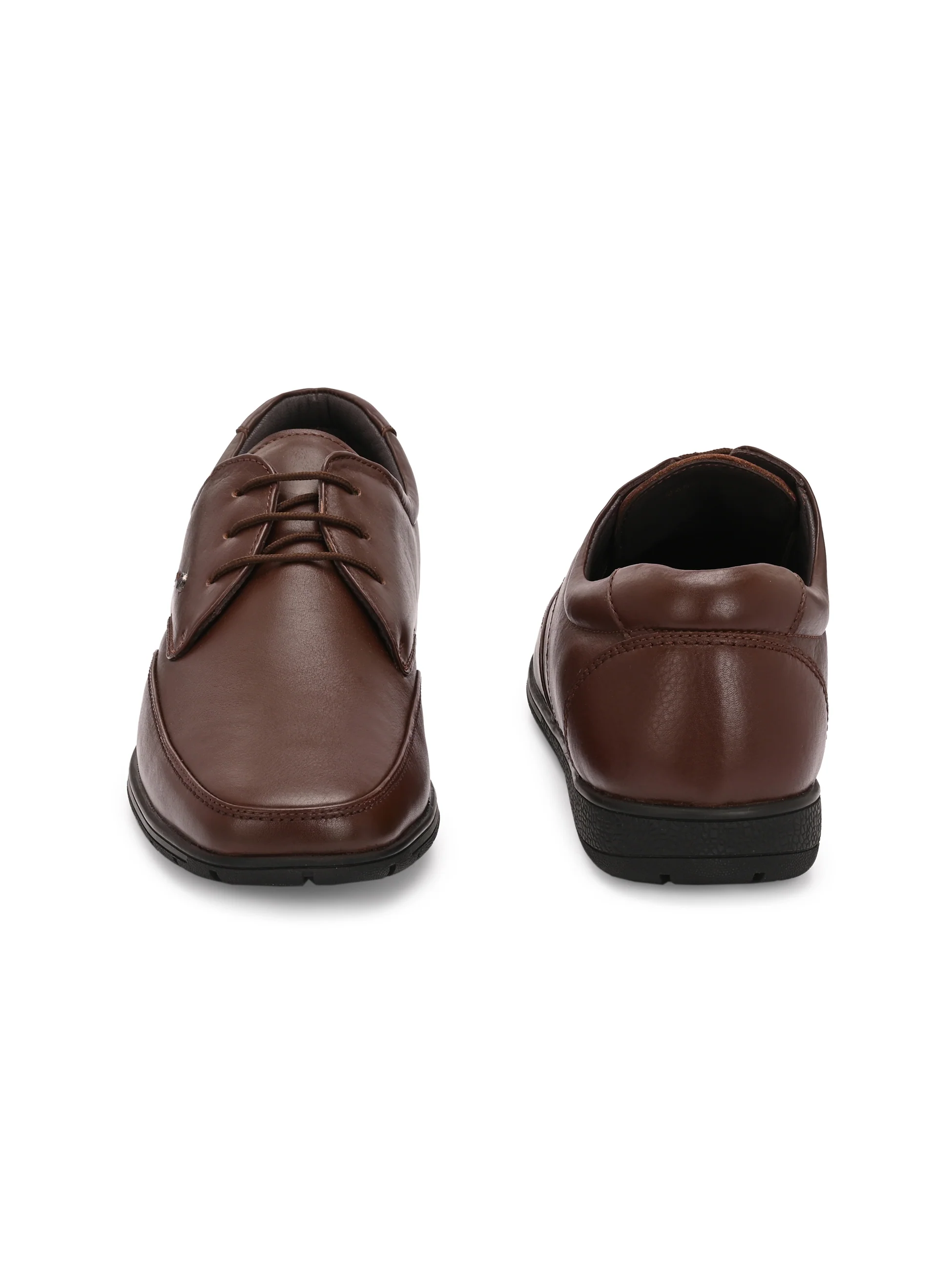 Egoss Casual Derby Lace Up Leather Shoes For Men - Image 15