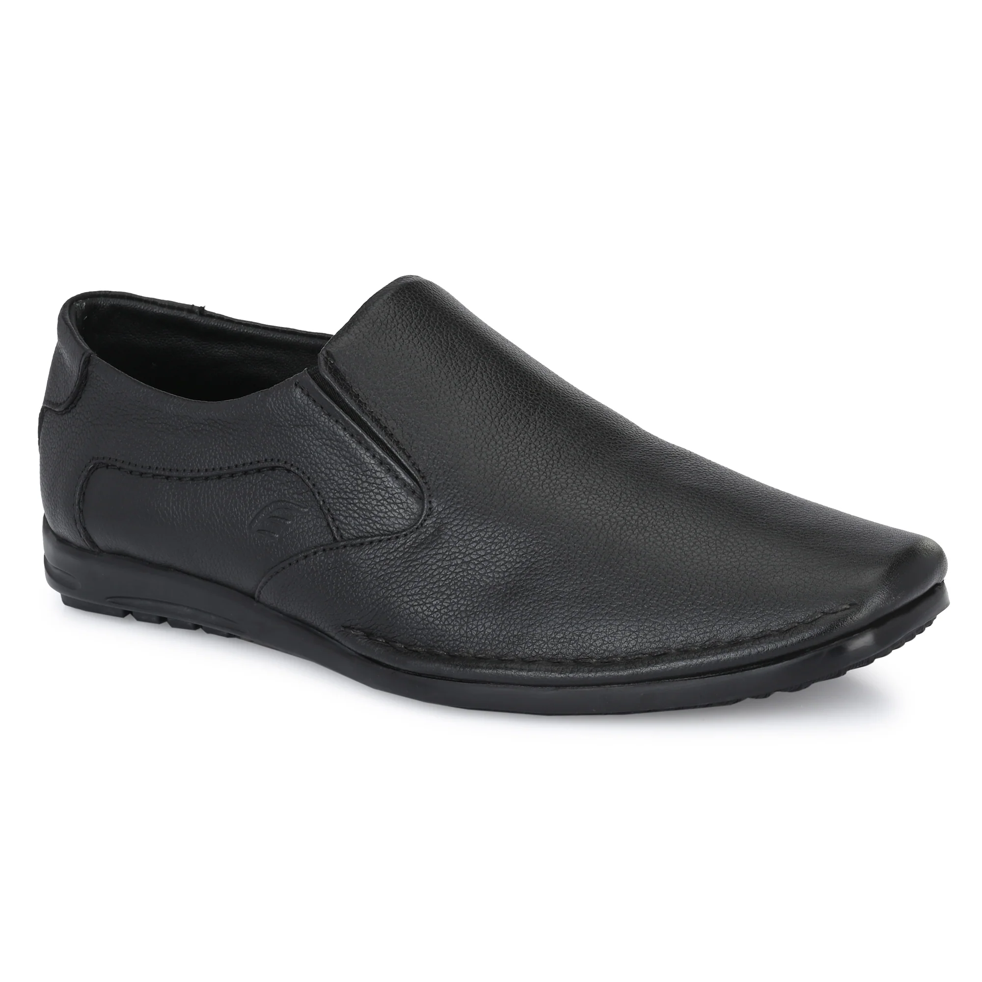 Egoss Leather Casual Slip On Shoes For Men - Image 6