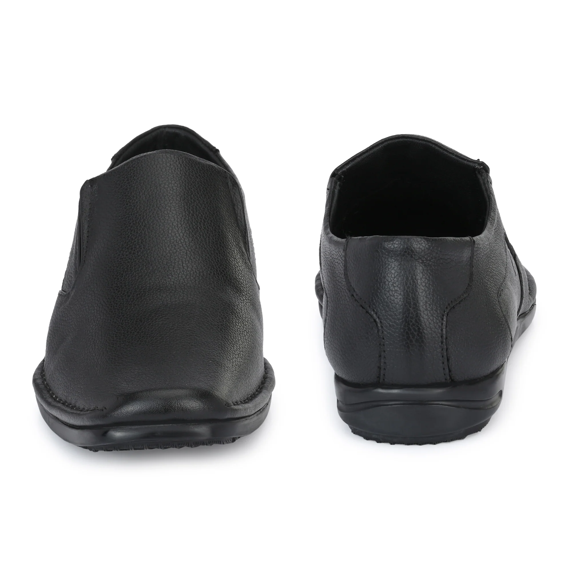 Egoss Leather Casual Slip On Shoes For Men - Image 9