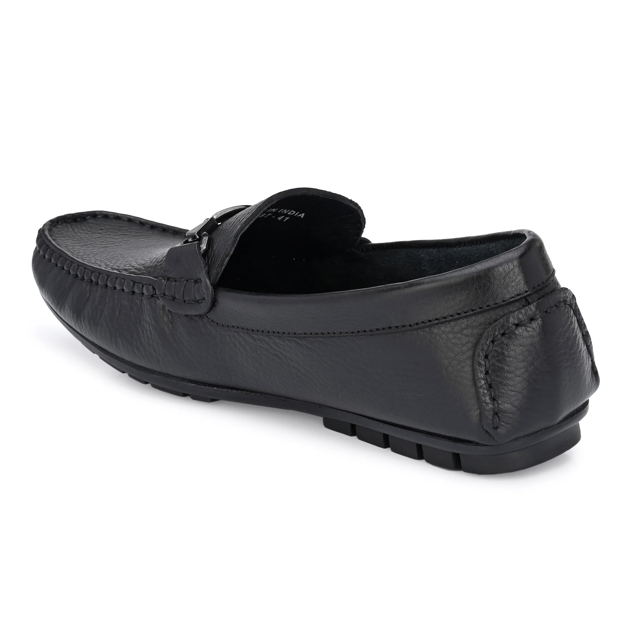 Egoss Leather Loafers Shoes For Men - Image 12