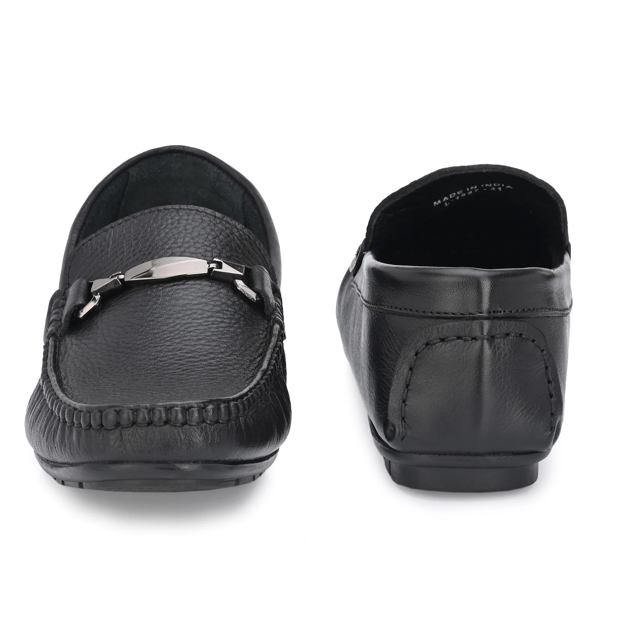 Egoss Leather Loafers Shoes For Men - Image 9