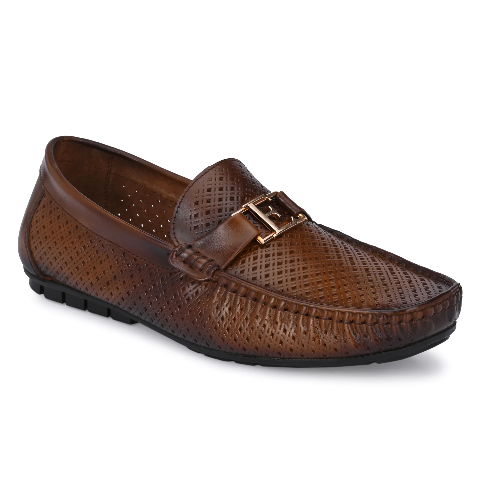 Egoss Buckled Casual Loafers For Men - Image 3