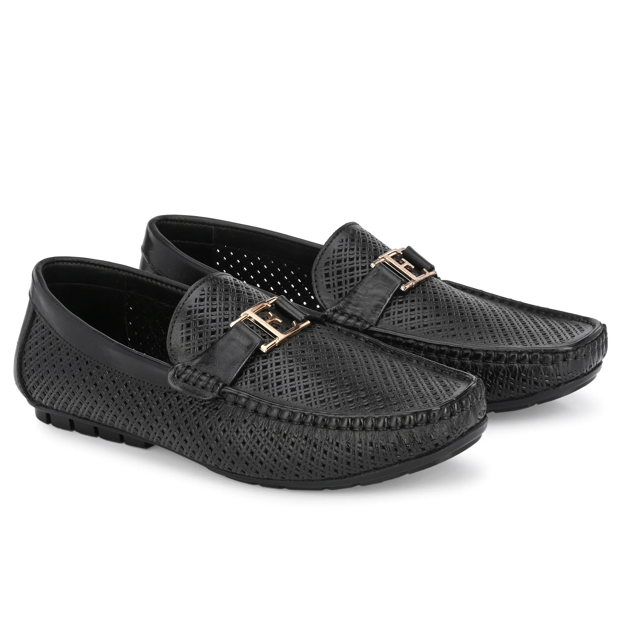 Egoss Buckled Casual Loafers For Men - Image 8