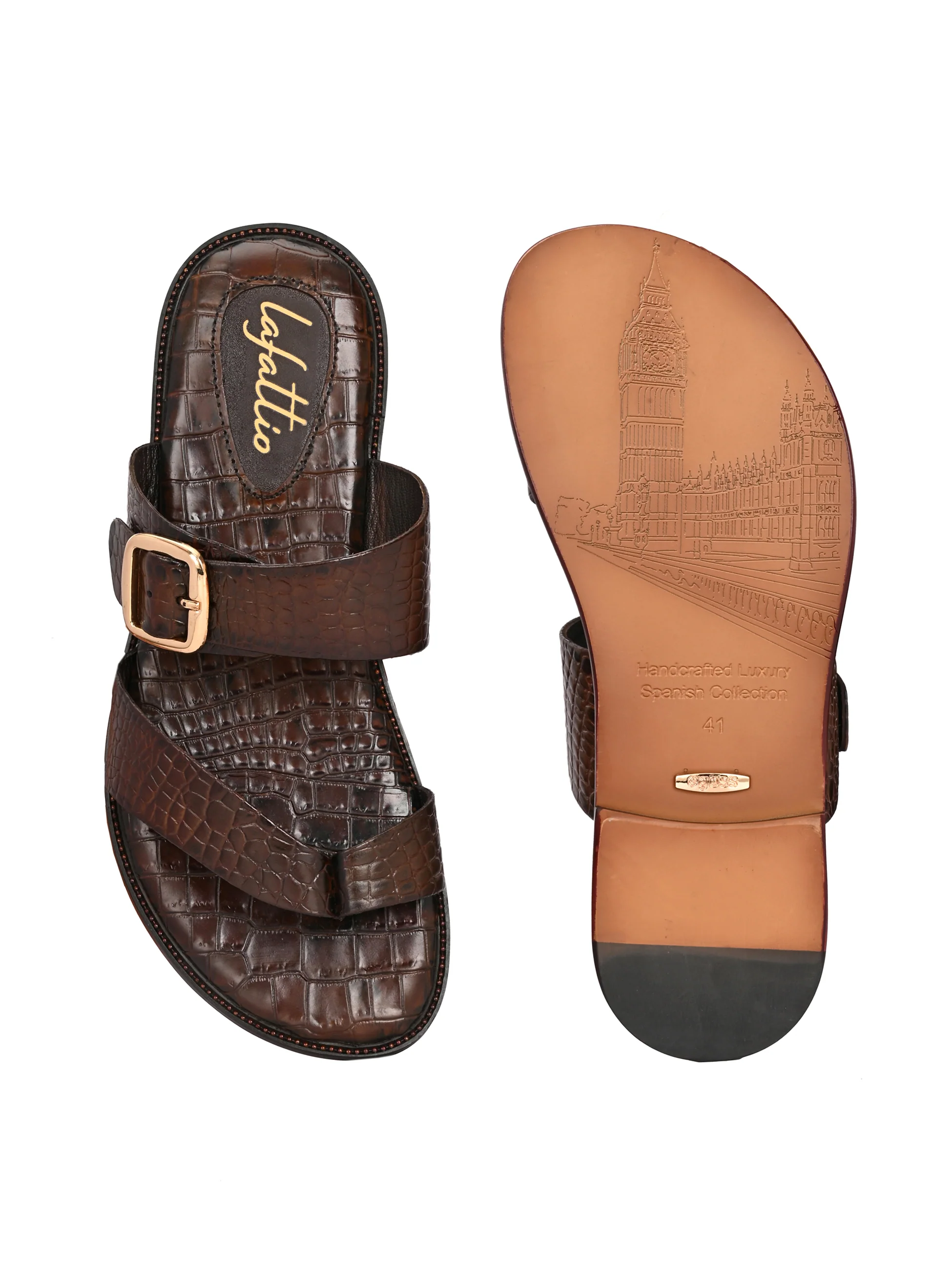Ethnic Slippers For Men by Lafattio - Image 10