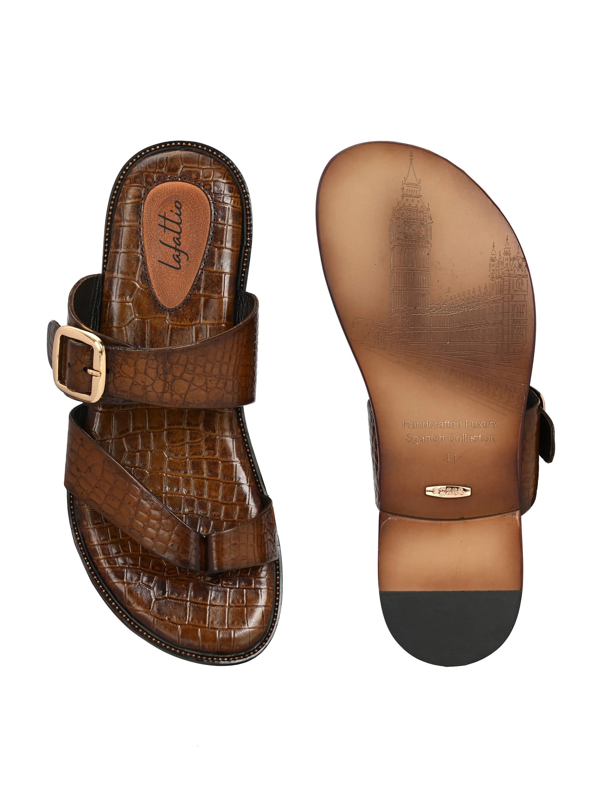 Ethnic Slippers For Men by Lafattio - Image 17