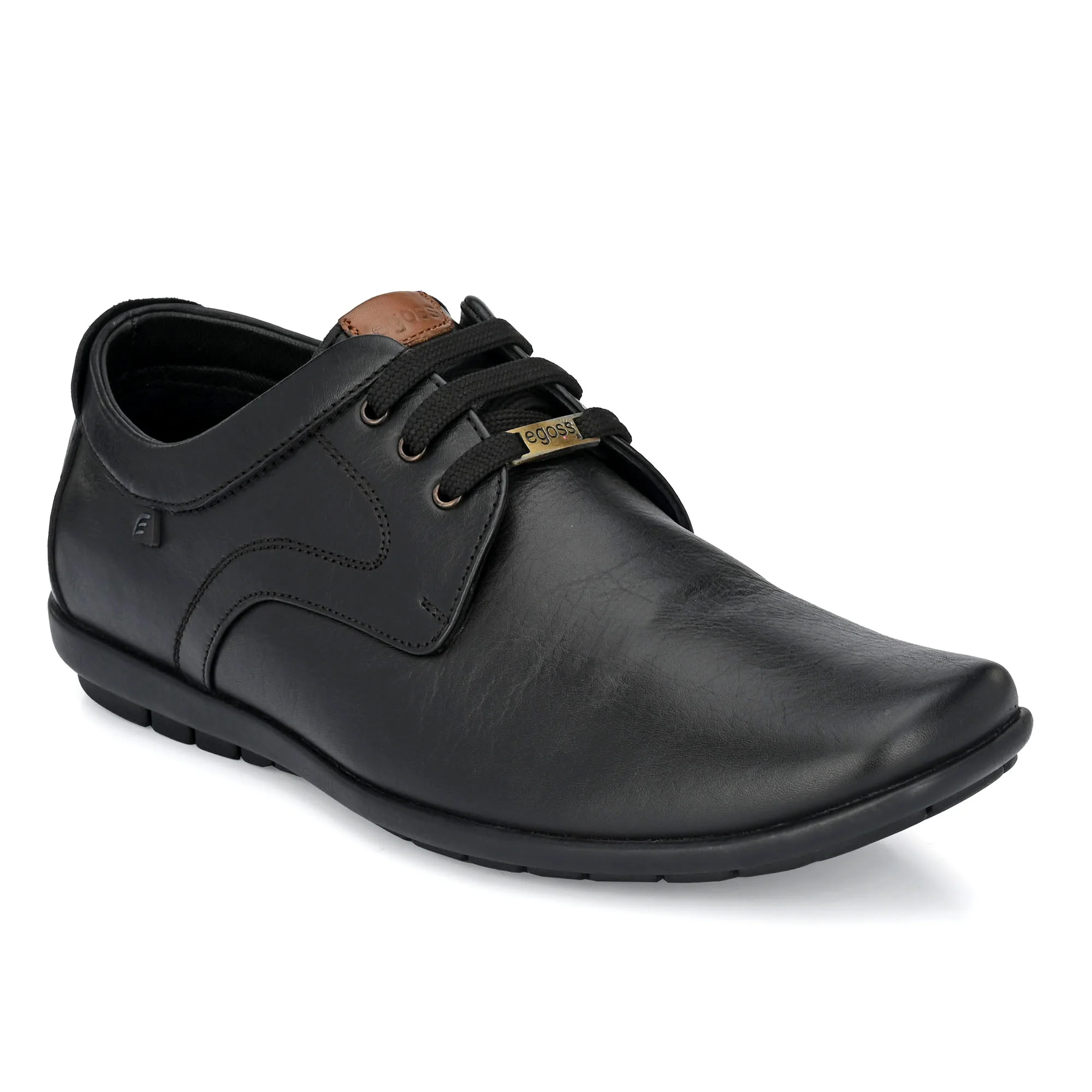 Egoss Leather Casual Lace Up Shoes For Men - Image 10