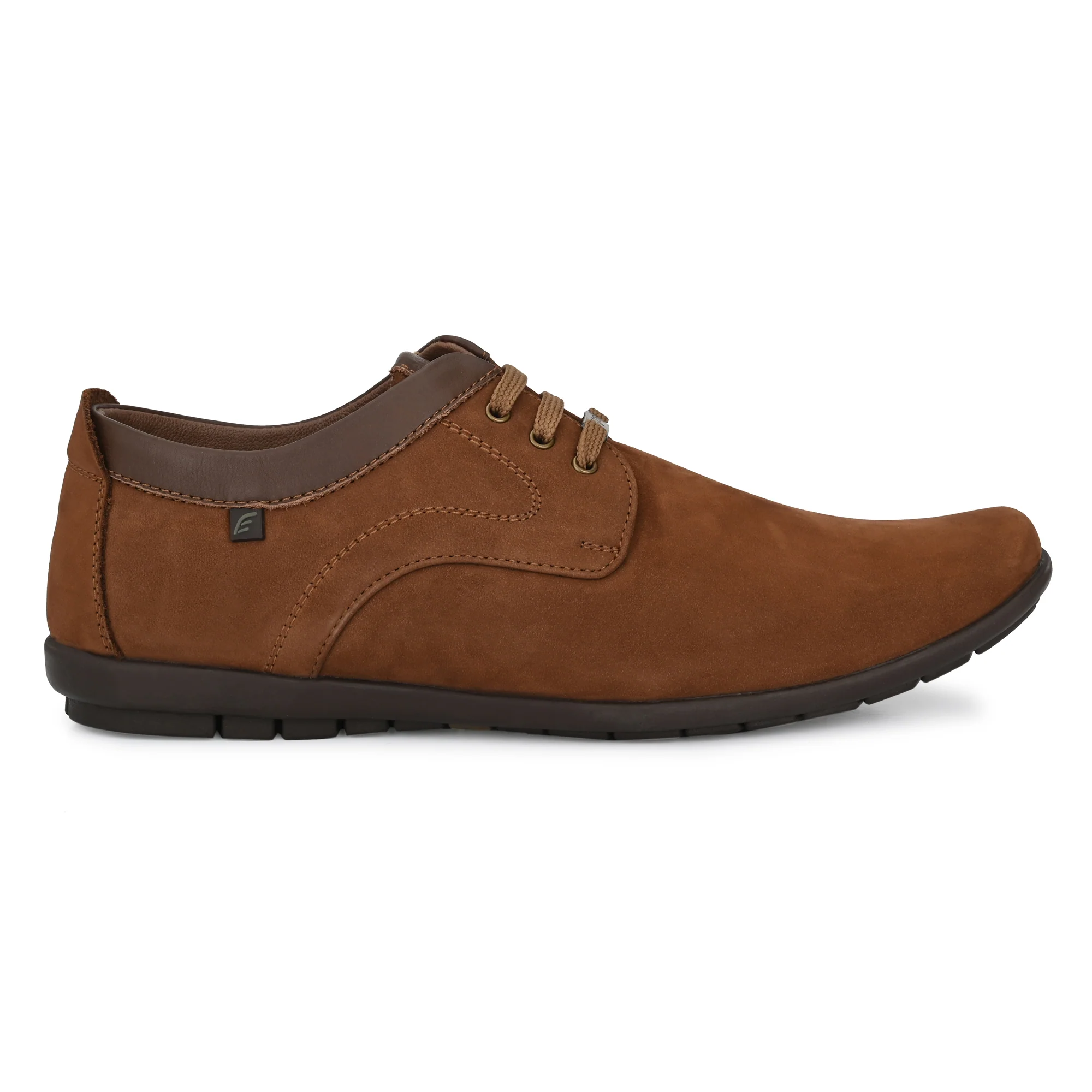 Egoss Leather Casual Lace Up Shoes For Men - Image 16