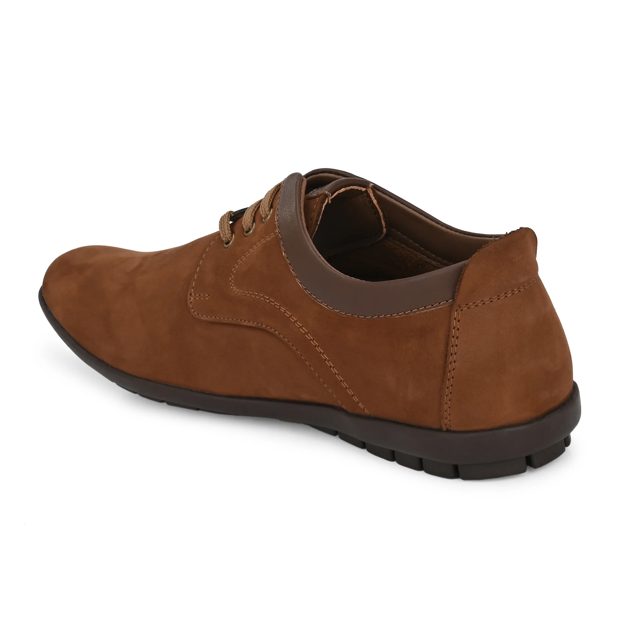 Egoss Leather Casual Lace Up Shoes For Men - Image 17