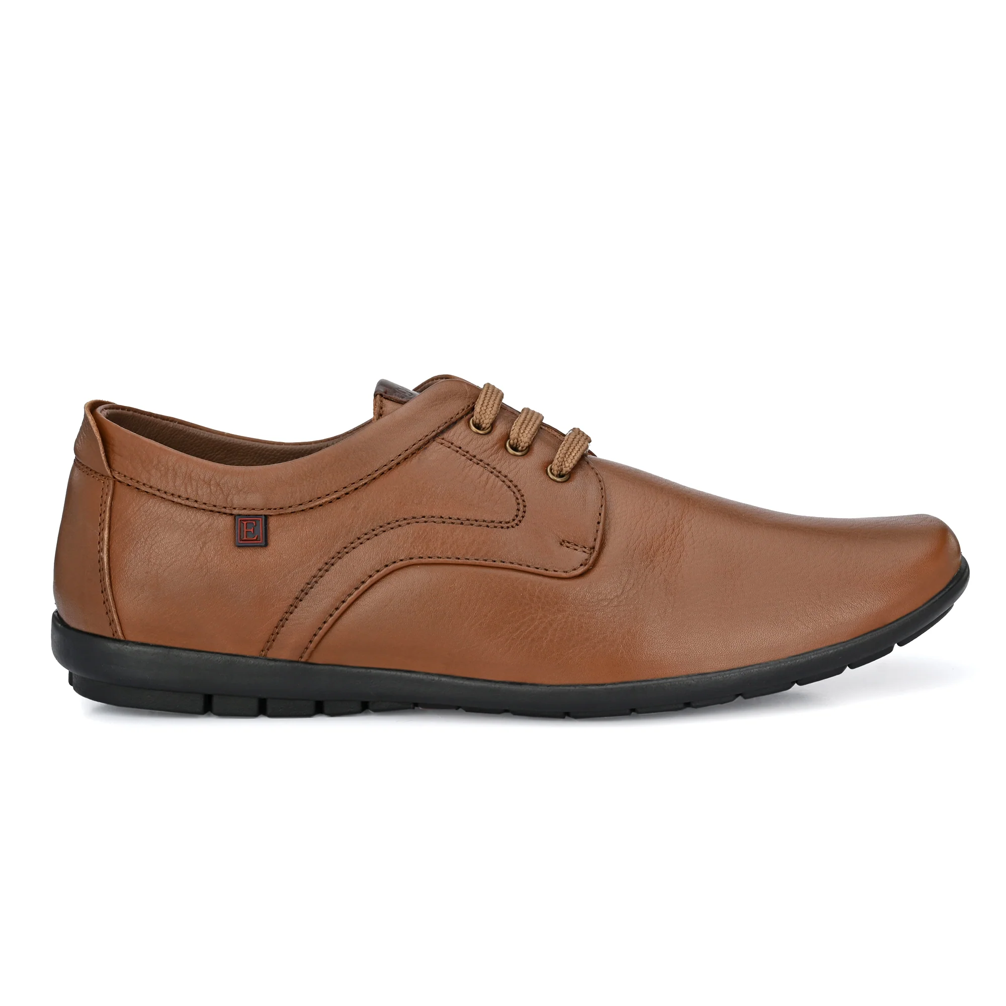 Egoss Leather Casual Lace Up Shoes For Men - Image 22