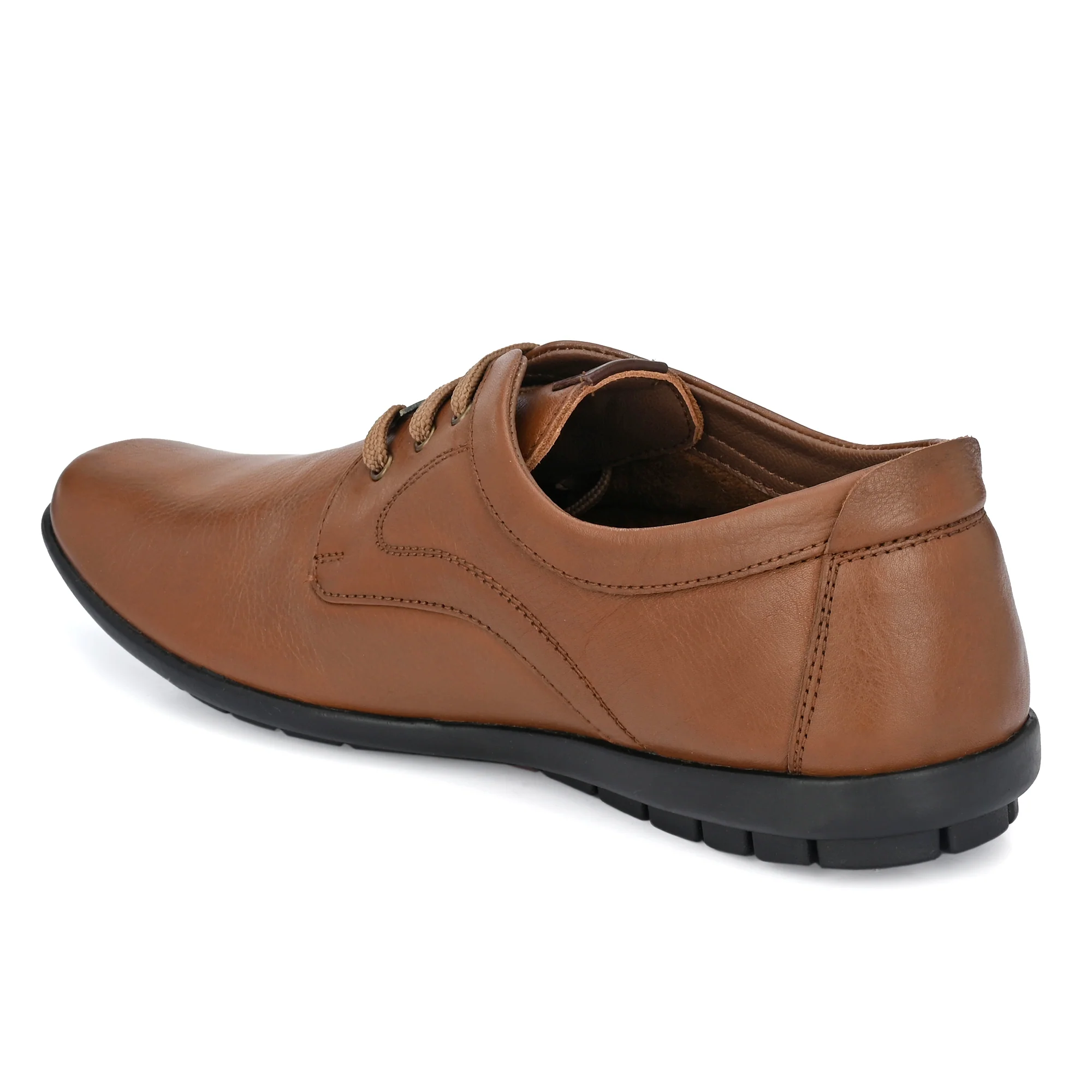 Egoss Leather Casual Lace Up Shoes For Men - Image 23