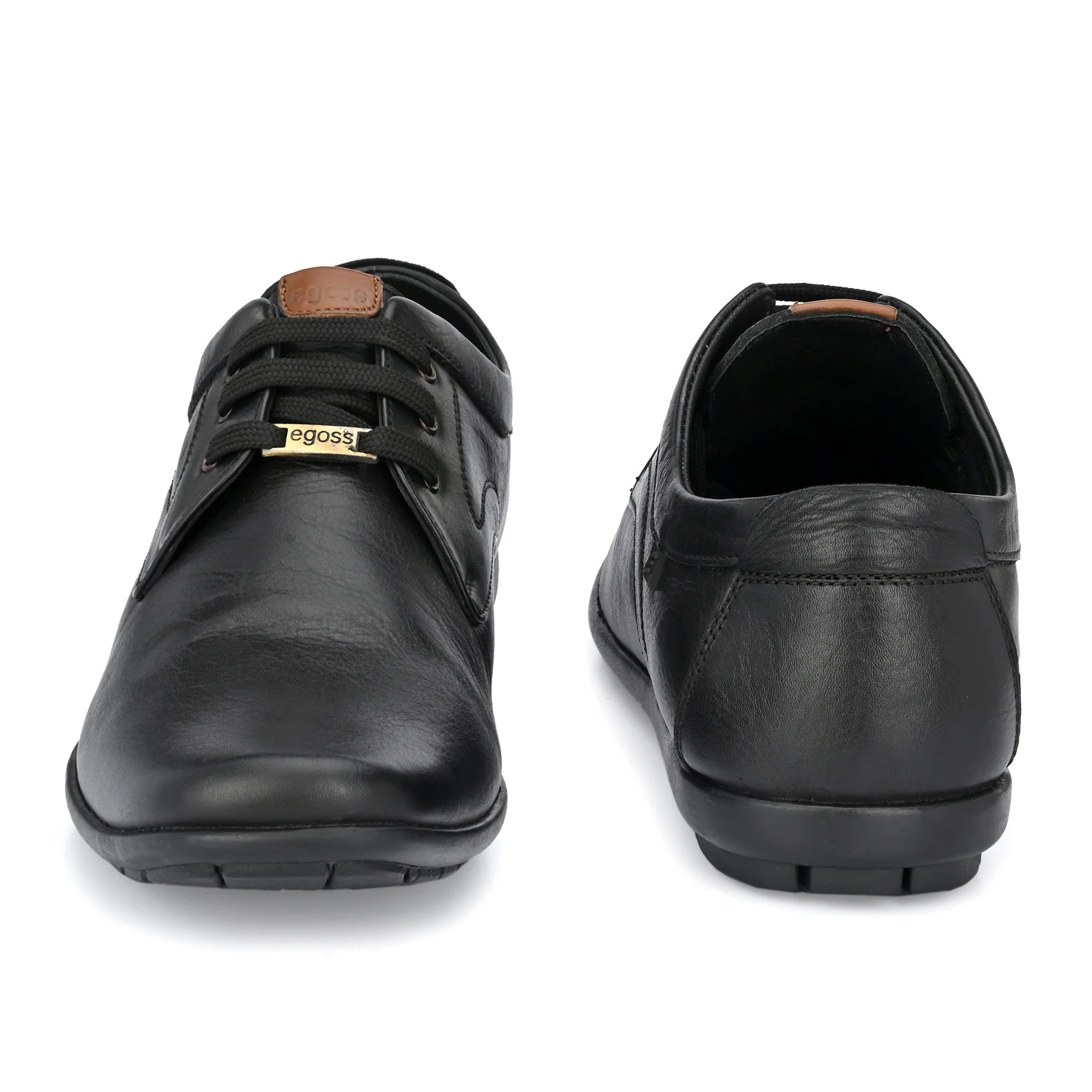 Egoss Leather Casual Lace Up Shoes For Men - Image 8