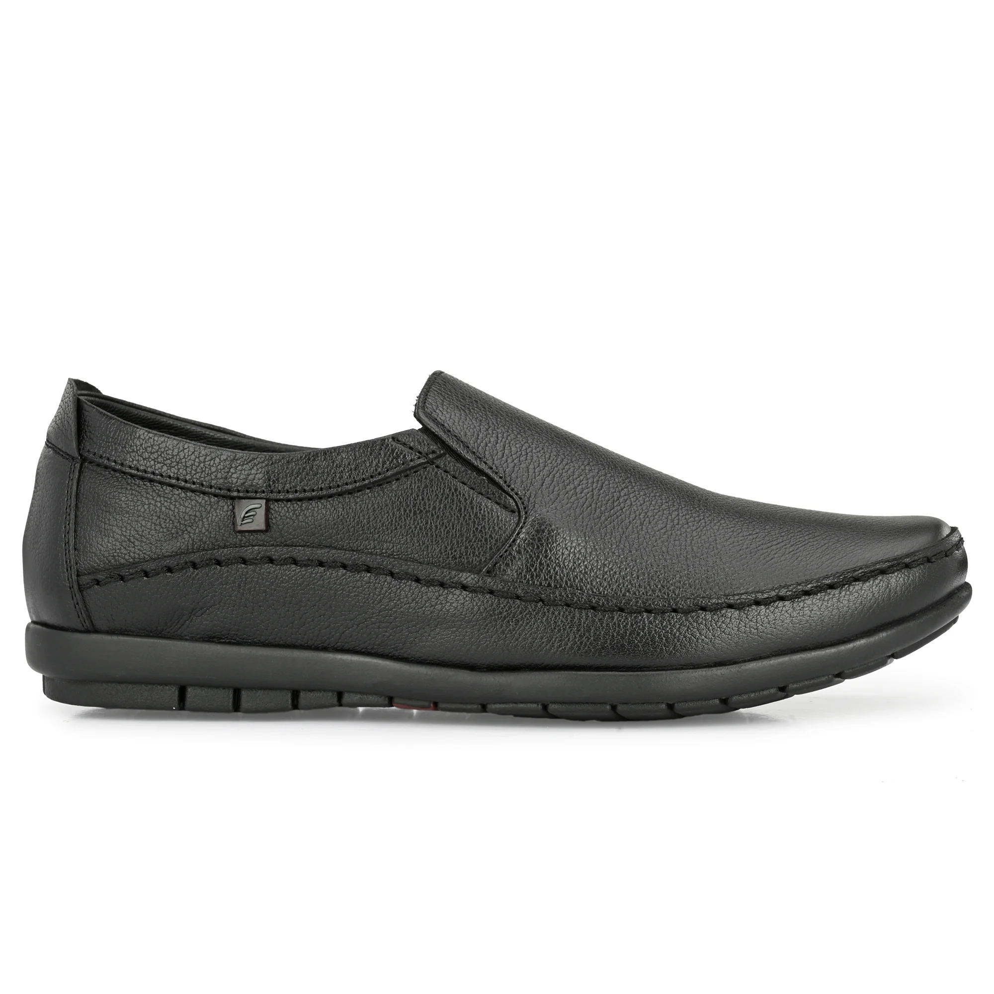Egoss Leather Casual Slip On Shoes For Men - Image 10