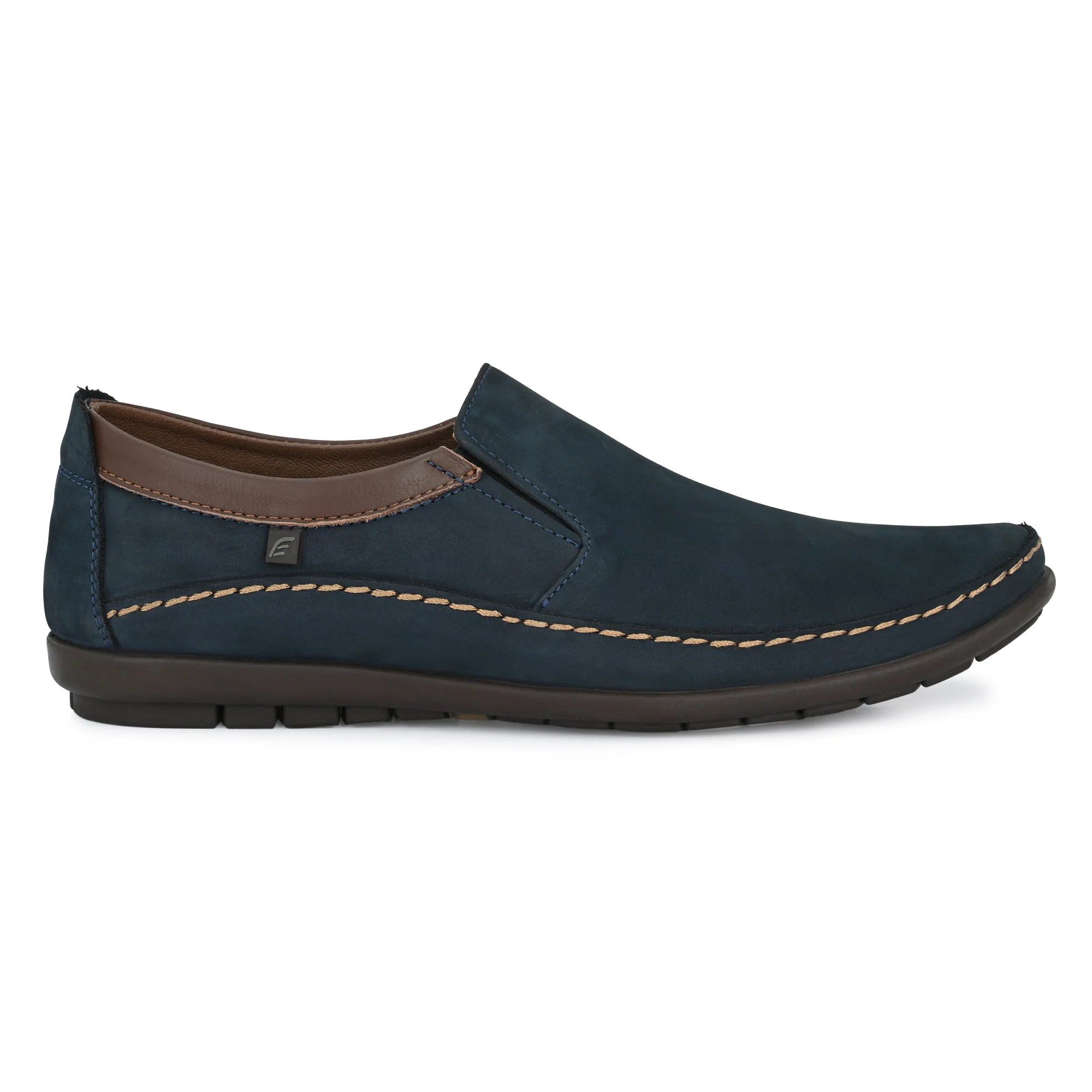 Egoss Leather Casual Slip On Shoes For Men - Image 20