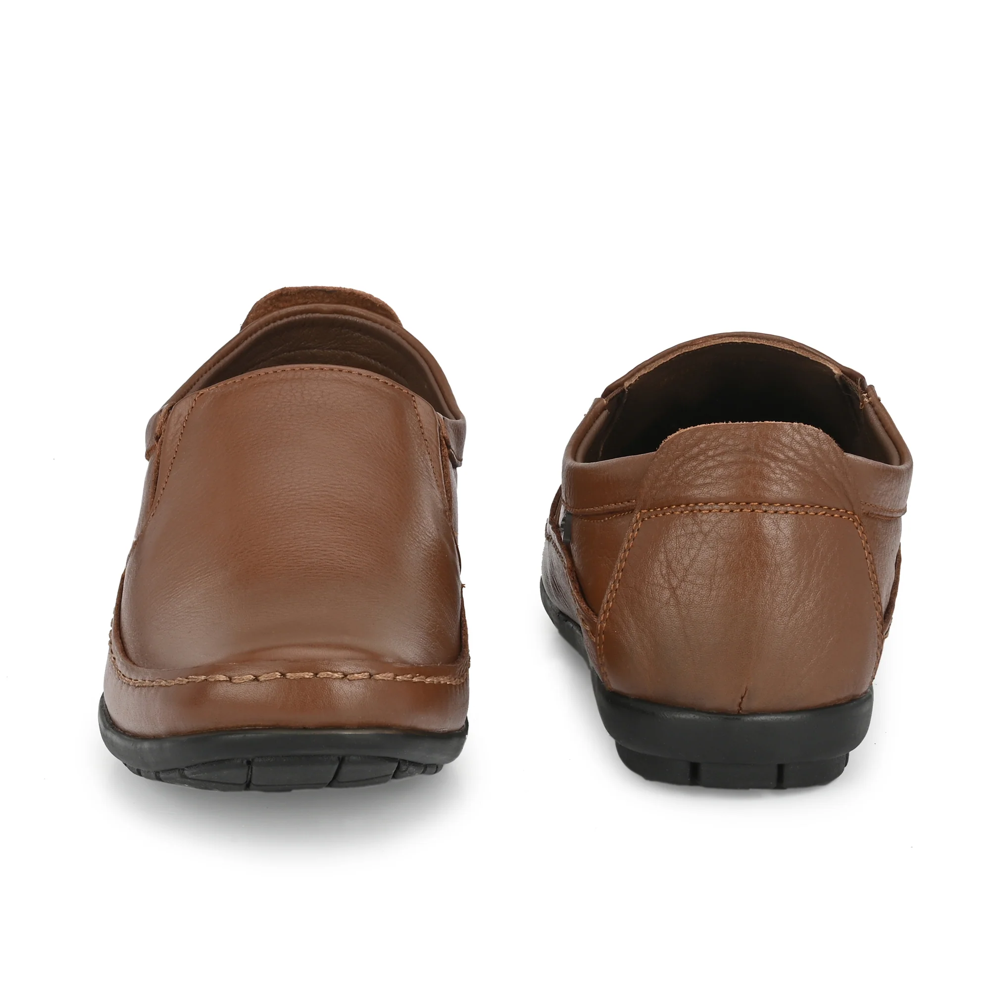 Egoss Leather Casual Slip On Shoes For Men - Image 24