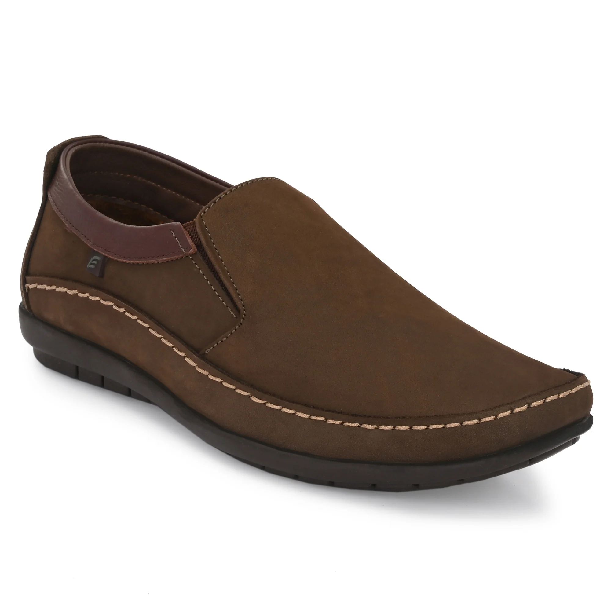 Egoss Leather Casual Slip On Shoes For Men - Image 28