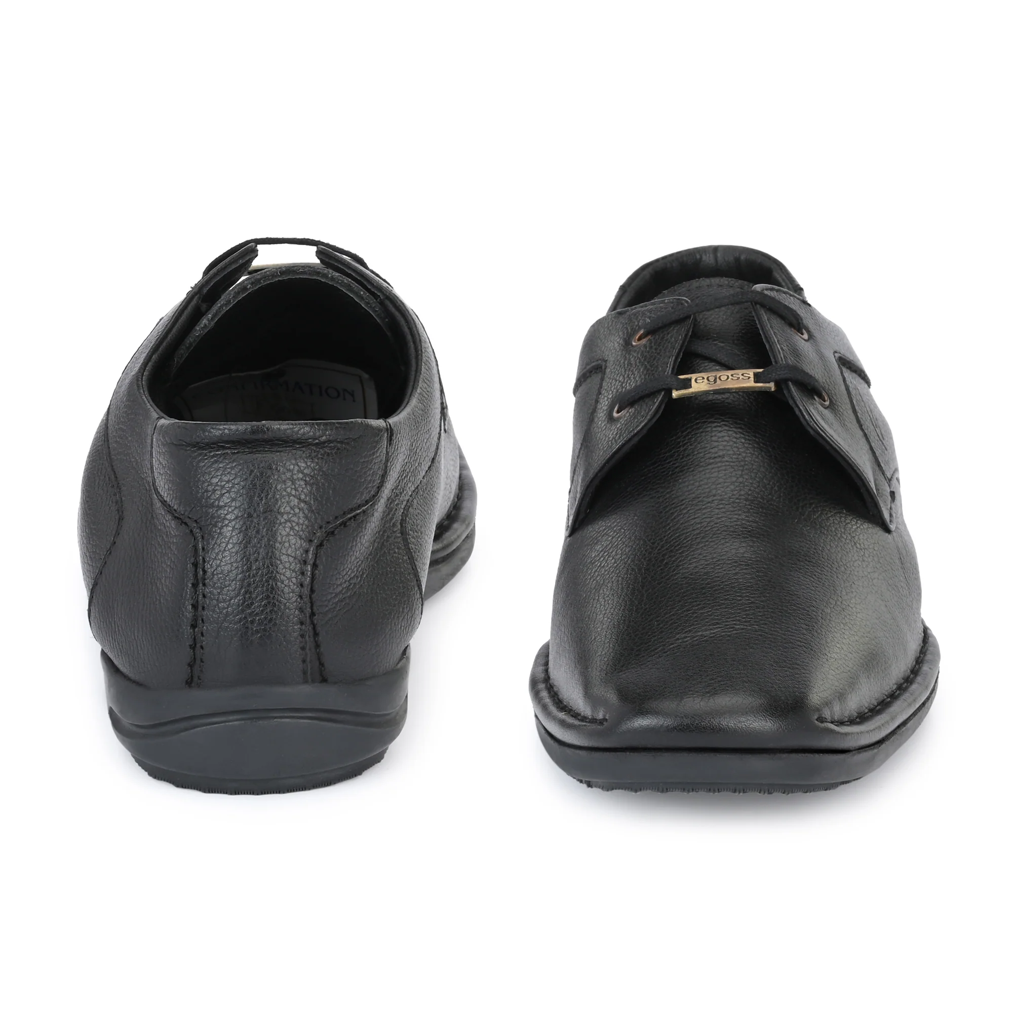 Egoss Leather Casual Lace-up Shoes For Men - Image 3