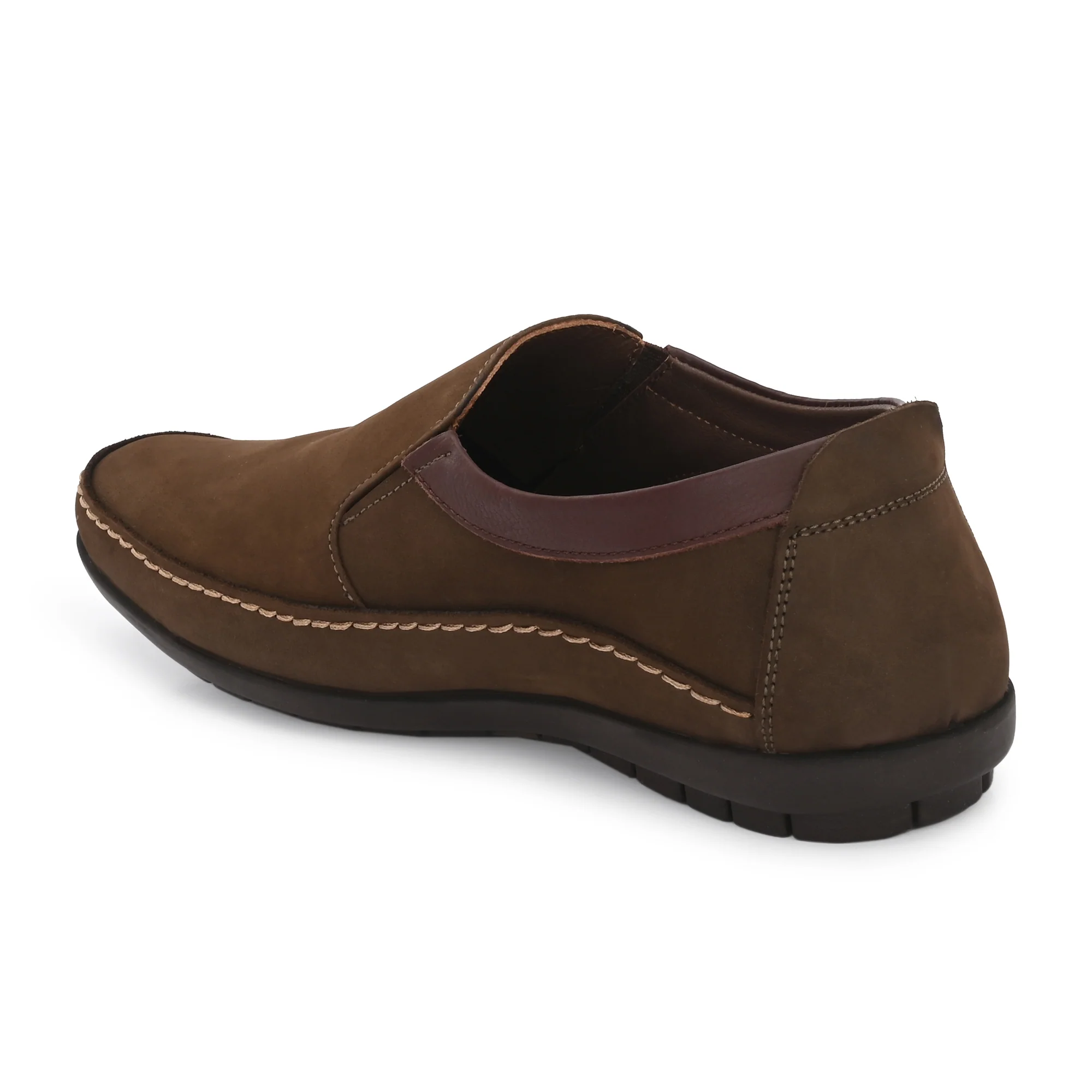 Egoss Leather Casual Slip On Shoes For Men - Image 32