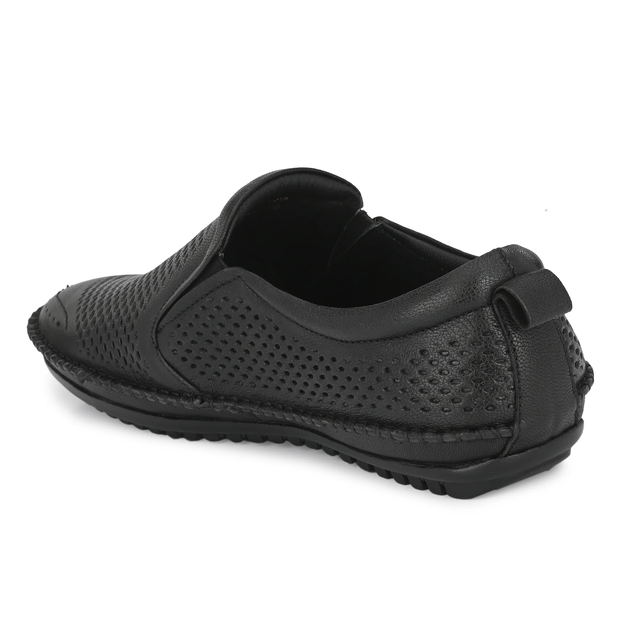 Egoss Leather Casual Slip On Shoes For Men - Image 11