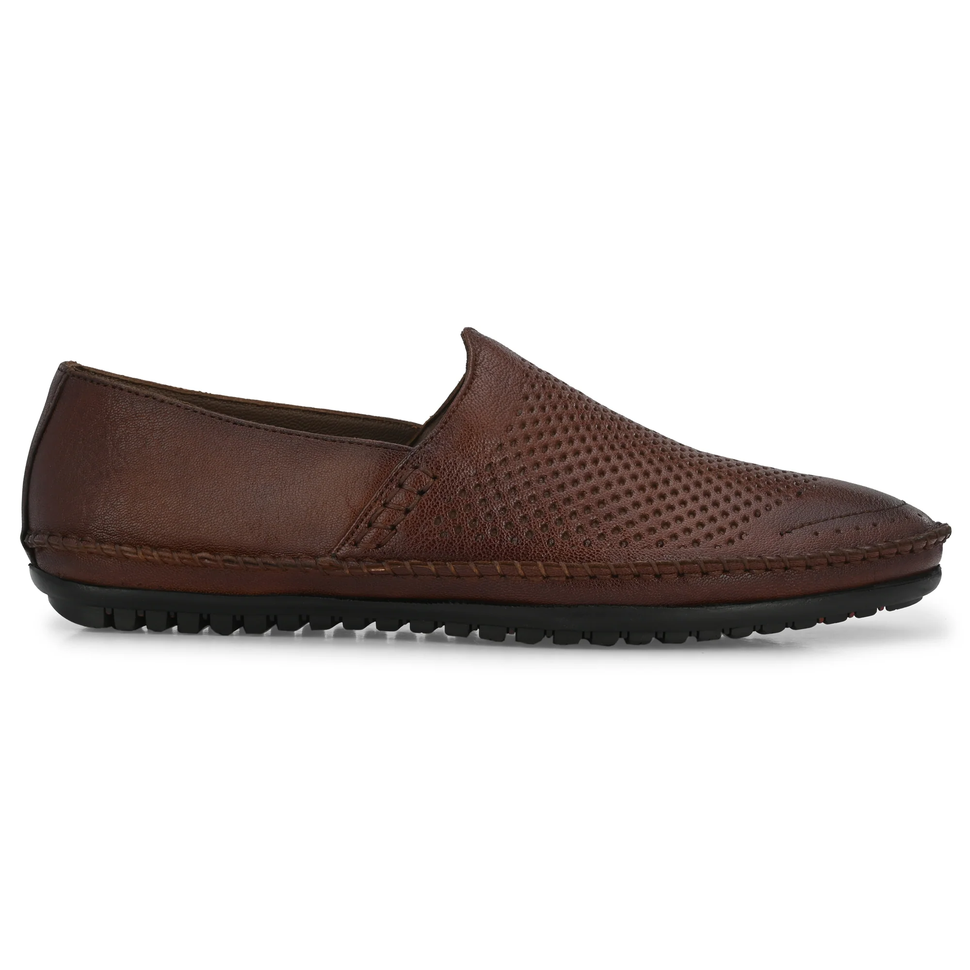 Egoss Leather Casual Slip On Shoes For Men - Image 10