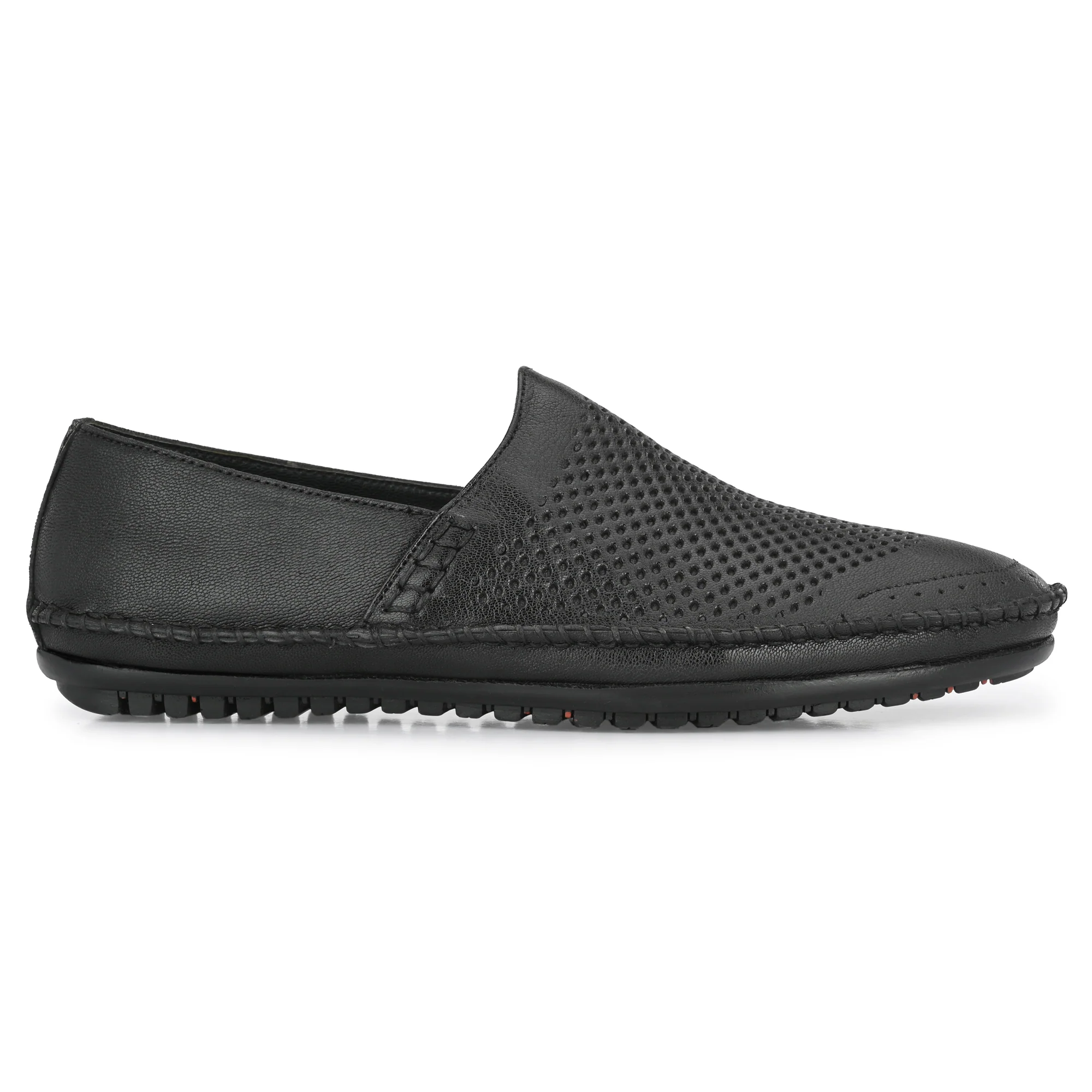 Egoss Leather Casual Slip On Shoes For Men - Image 4
