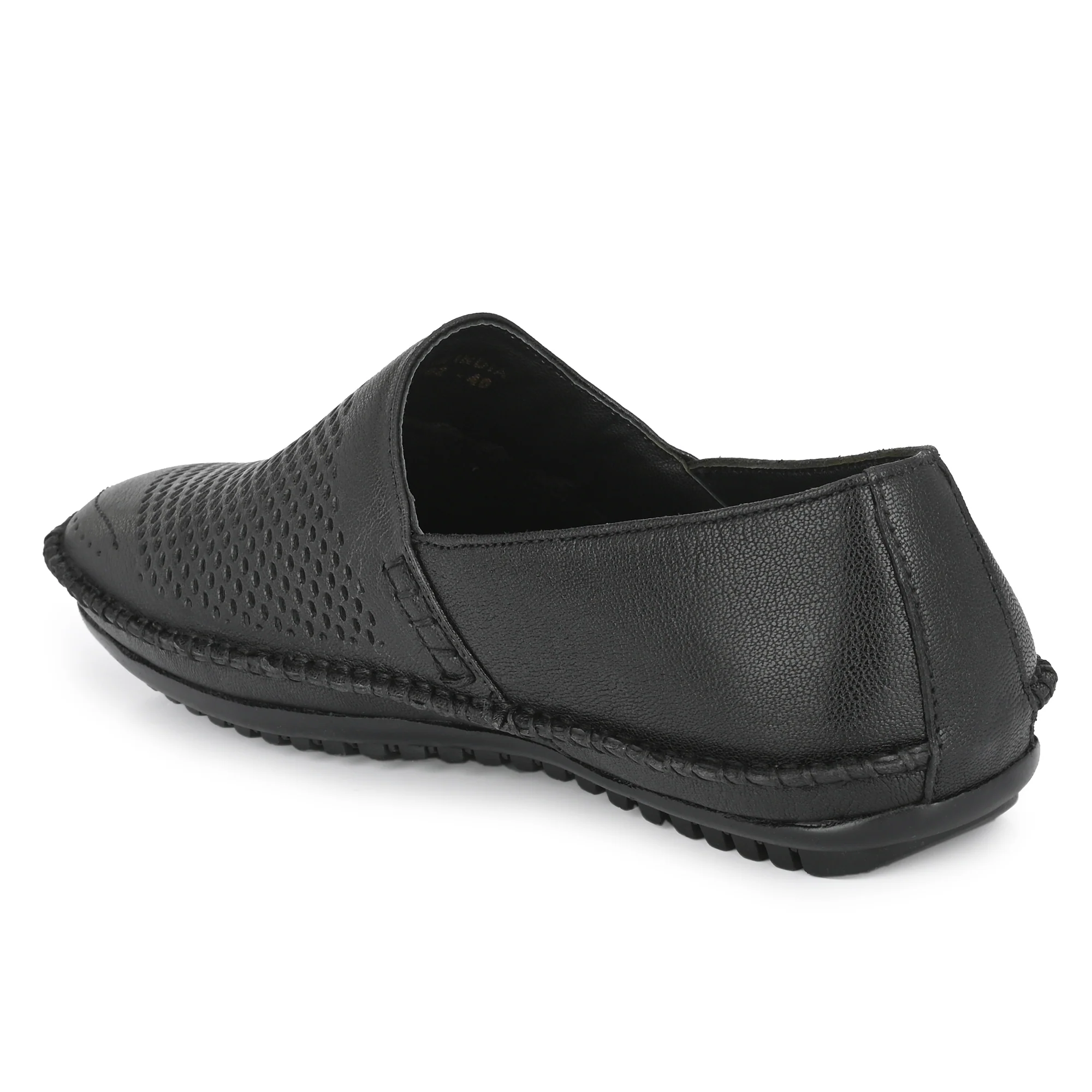 Egoss Leather Casual Slip On Shoes For Men - Image 5