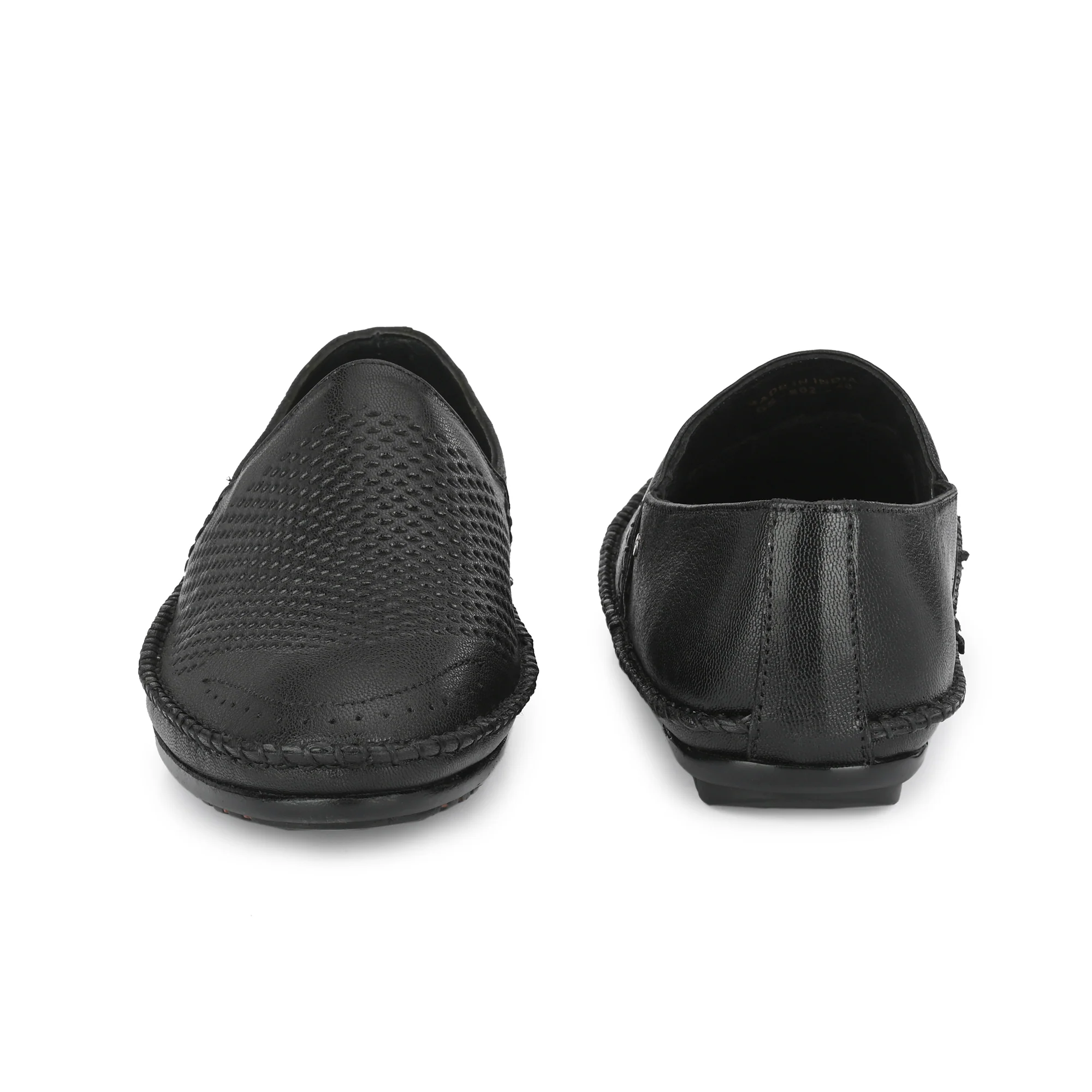 Egoss Leather Casual Slip On Shoes For Men - Image 7