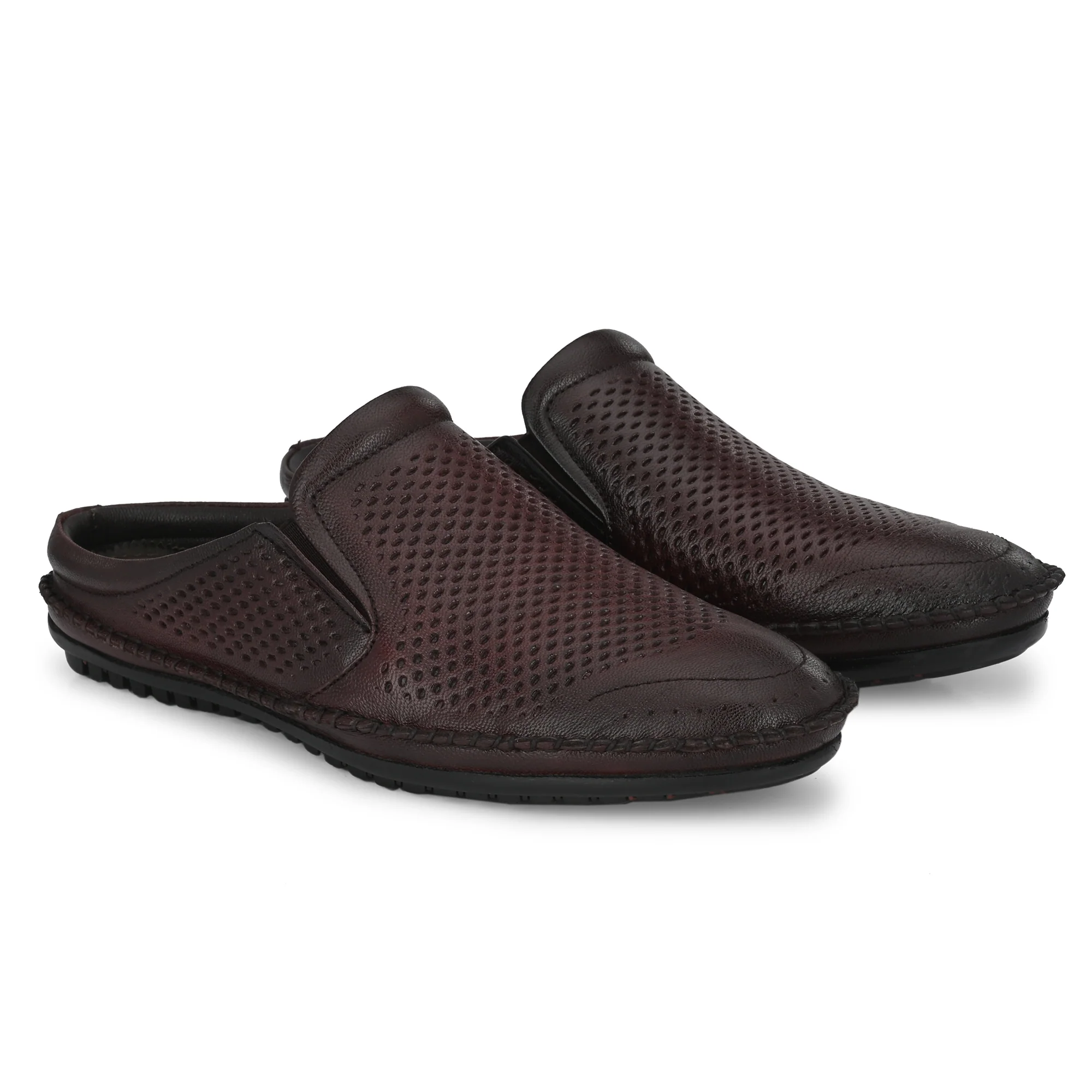 Egoss Leather Casual Slip On Shoes For Men - Image 10