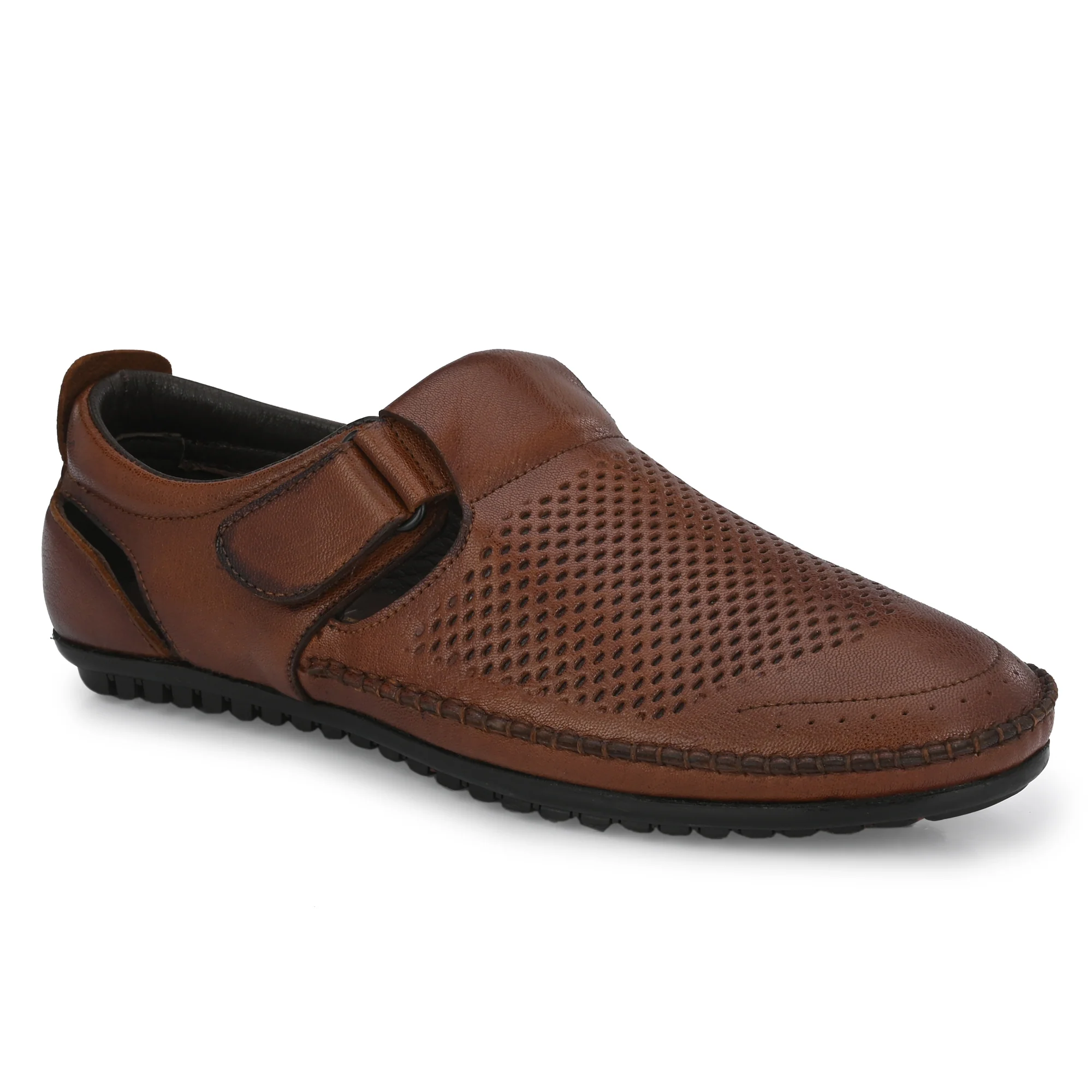 Egoss Leather Casual Slip On Shoes For Men - Image 14